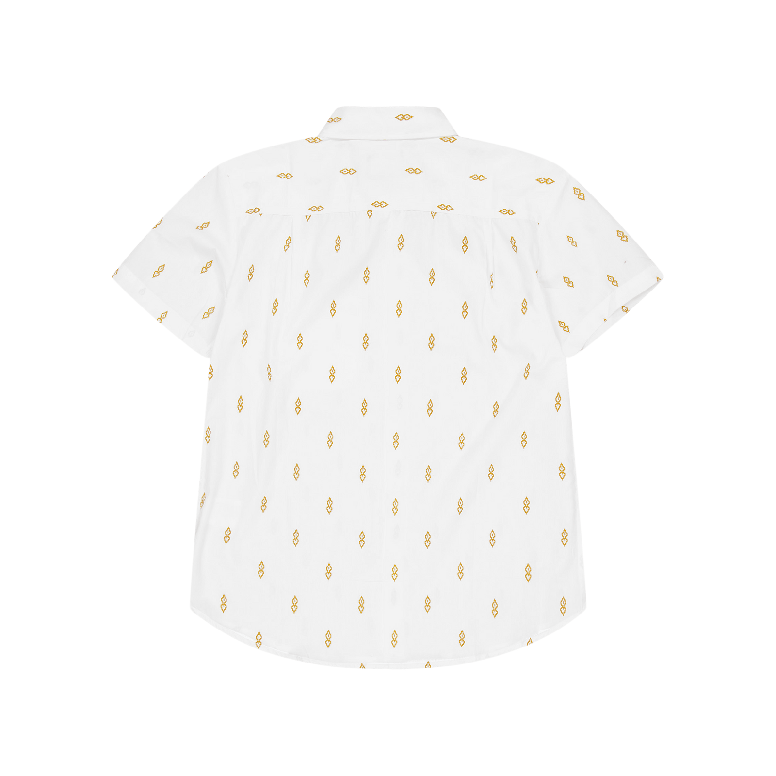 Charter Print Short Sleeve Wov White
