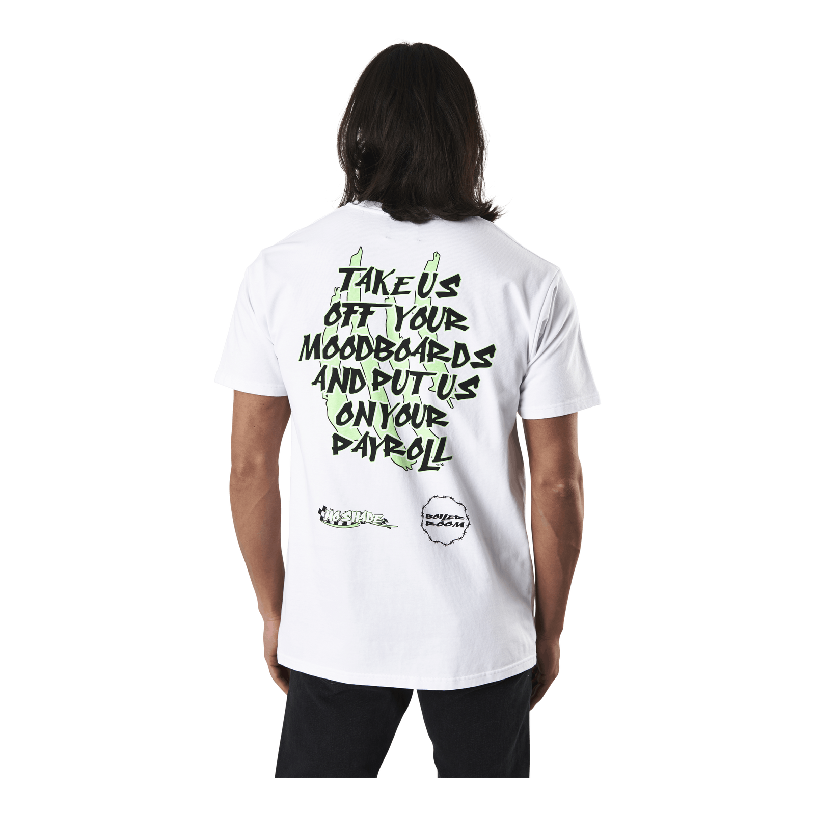 No Shade Collab Tee White