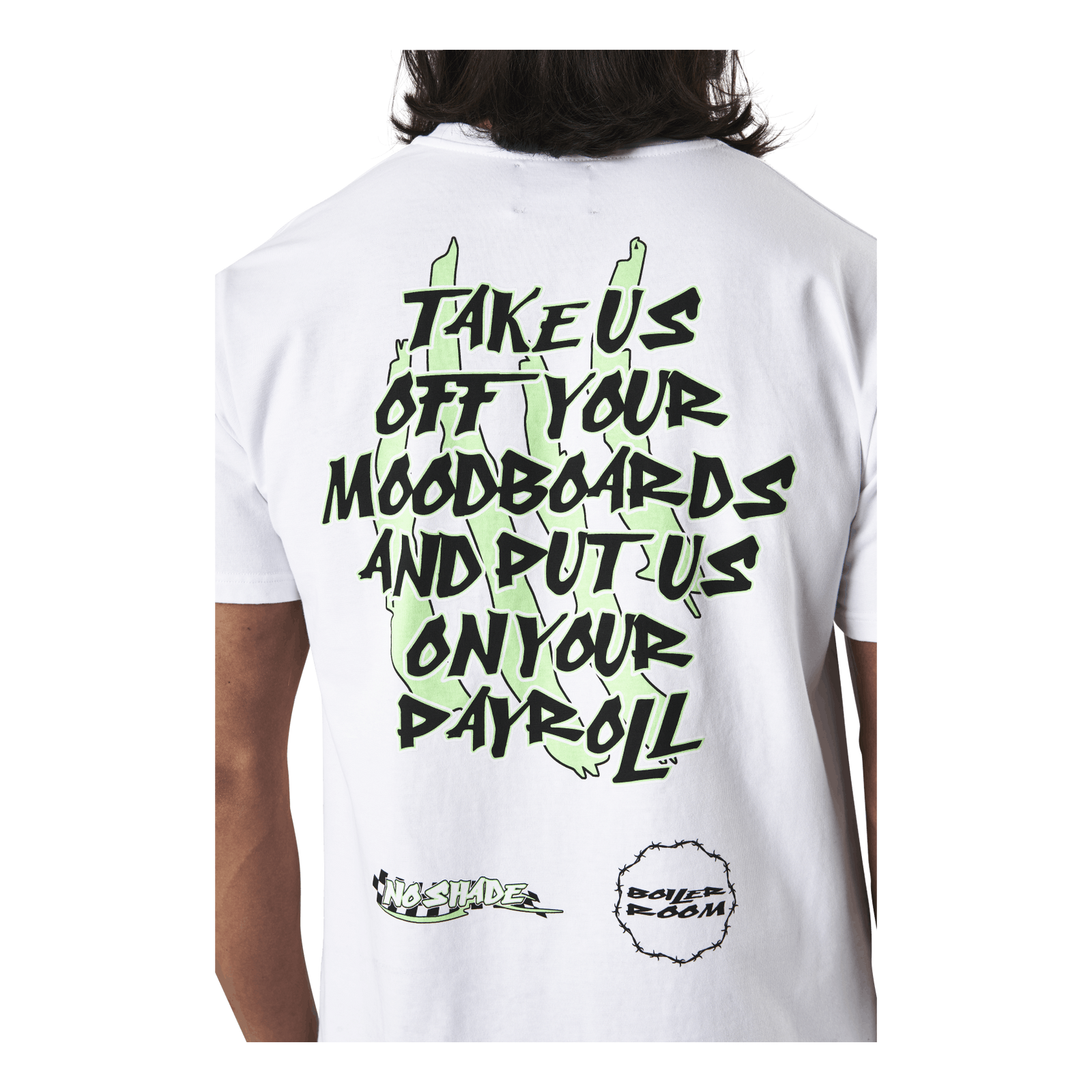 No Shade Collab Tee White