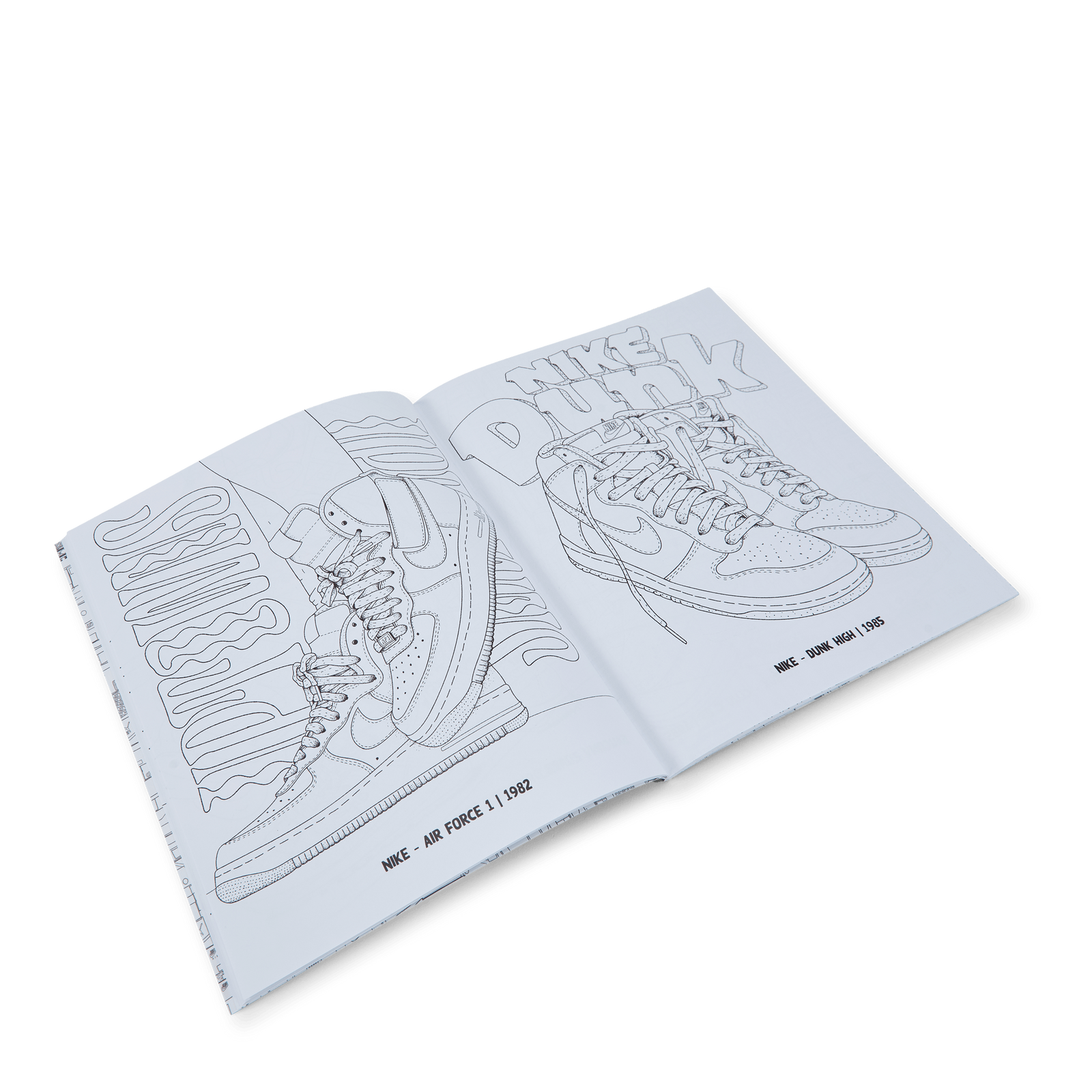 Sneaker Coloring Book Multi