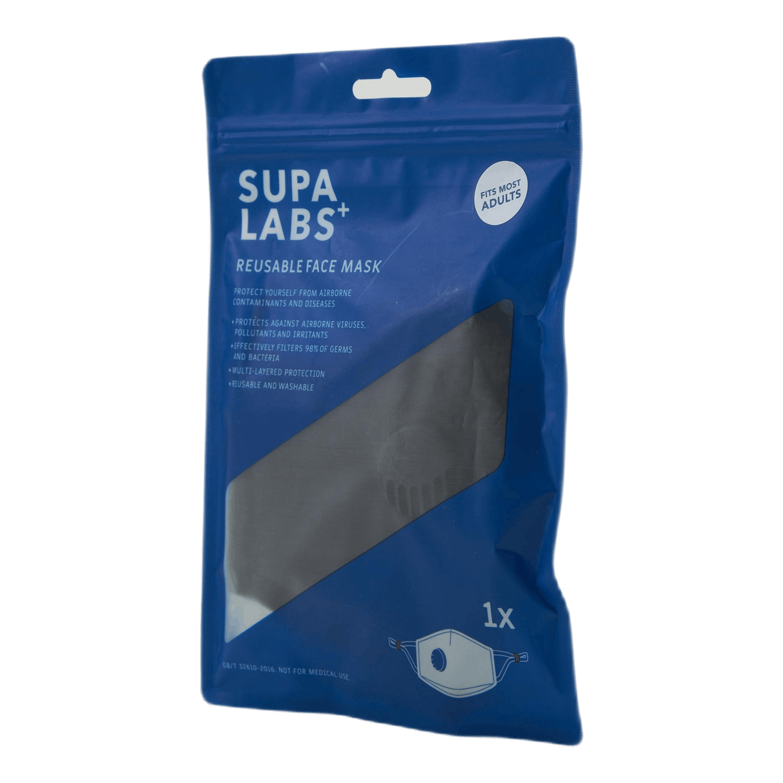 Li Adult Hero Mask Black Black