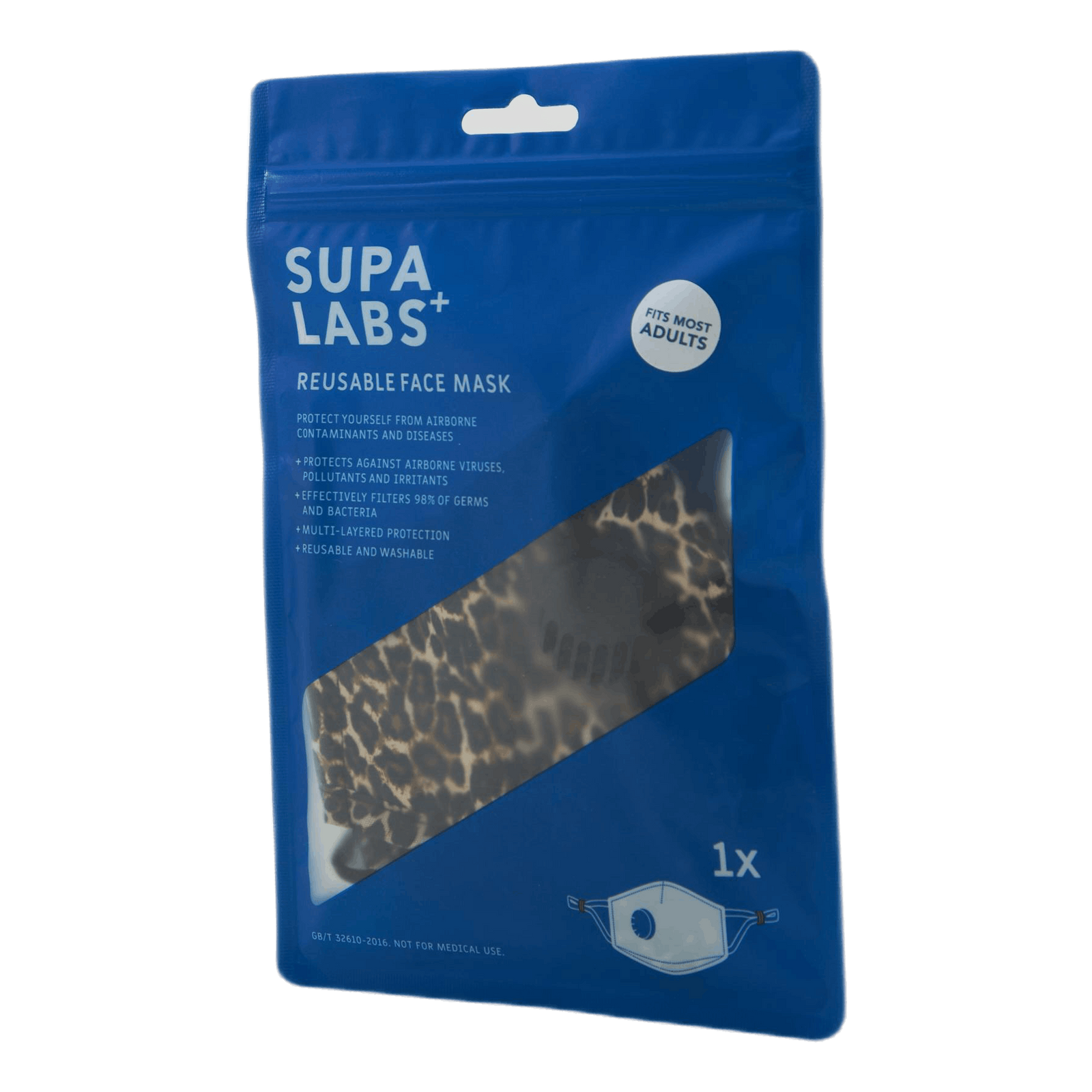 Li Adult Hero Mask Leopard Leopard