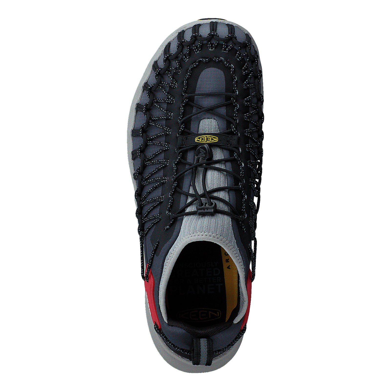 Ke Uneek Snk Sneaker Black-red Carpet