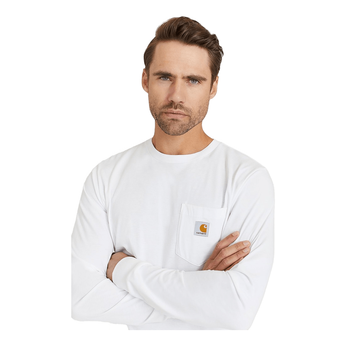 L/s Pocket T-shirt Cotton Sing