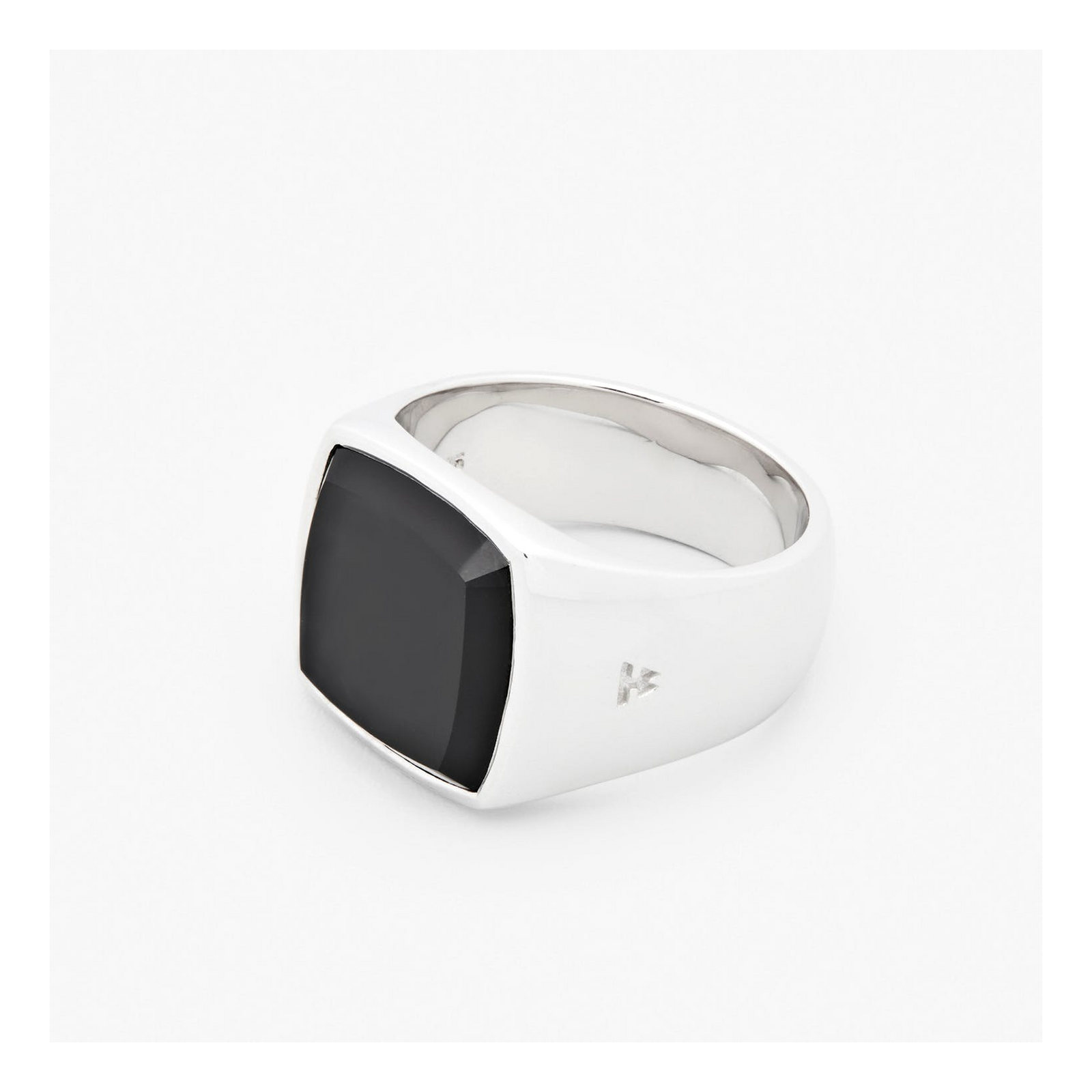 Cushion Black Onyx (m) 925 Sterling Silver