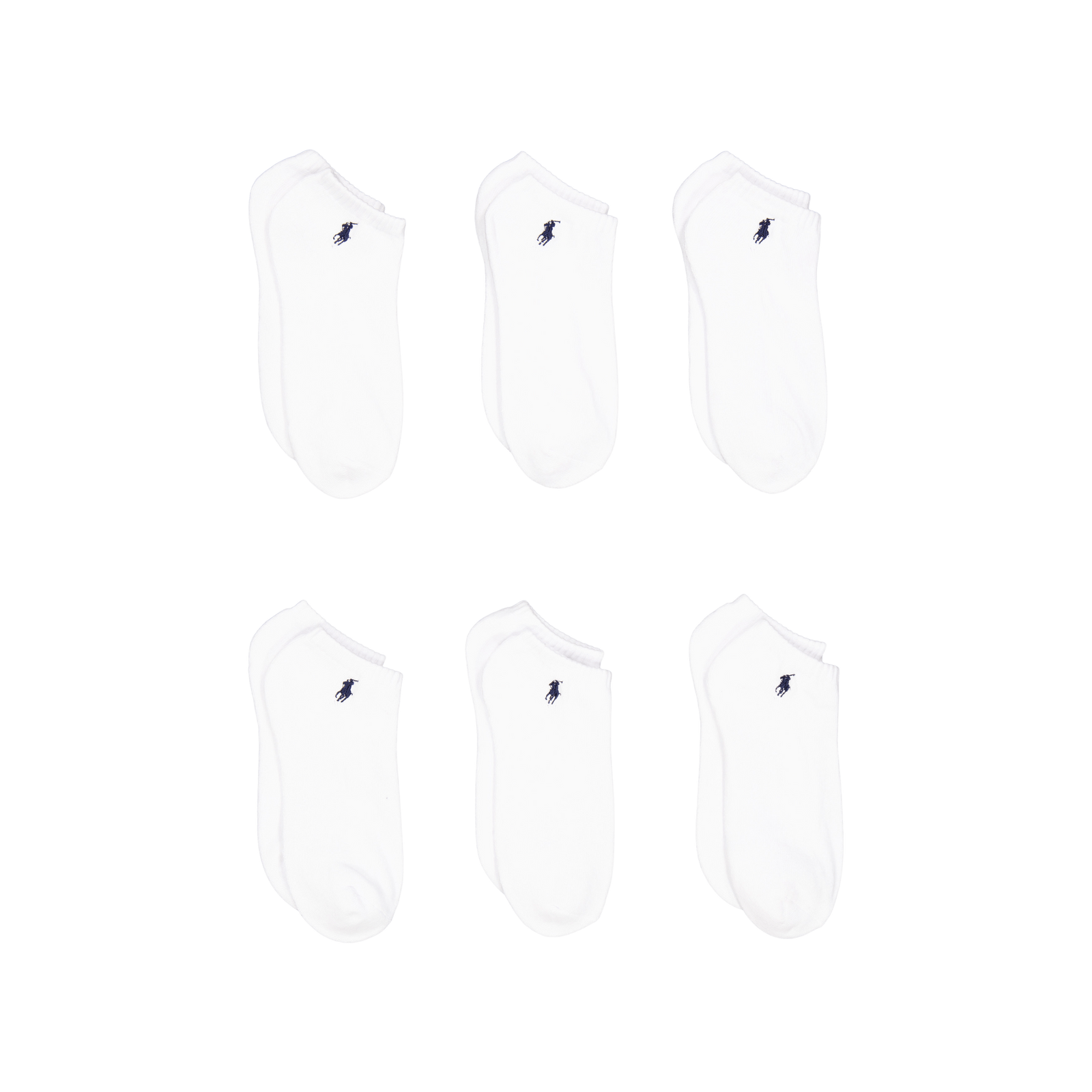 Cushioned Low-Cut-Sock 6-Pack White