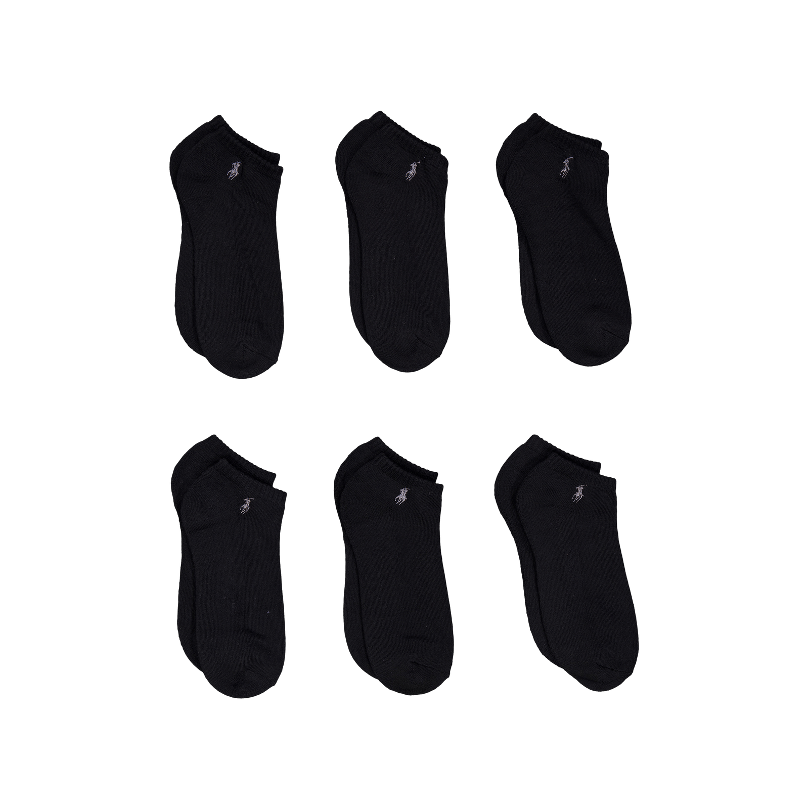 Cushioned Low-Cut-Sock 6-Pack Black