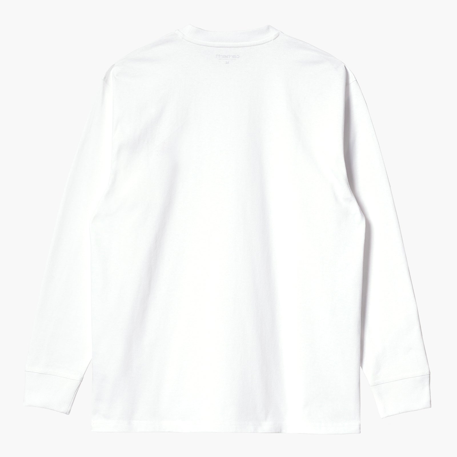 L/s American Script T-shirt White