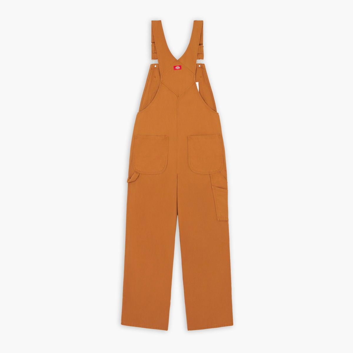 Dickies Duck Canvas Bib Stone Washed Brown Duck
