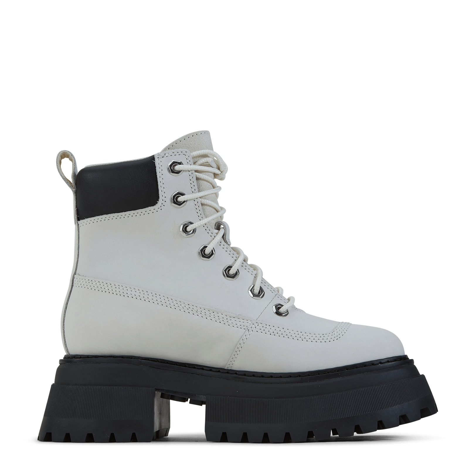 Timberland Sky 6 In Lace Up Bright White