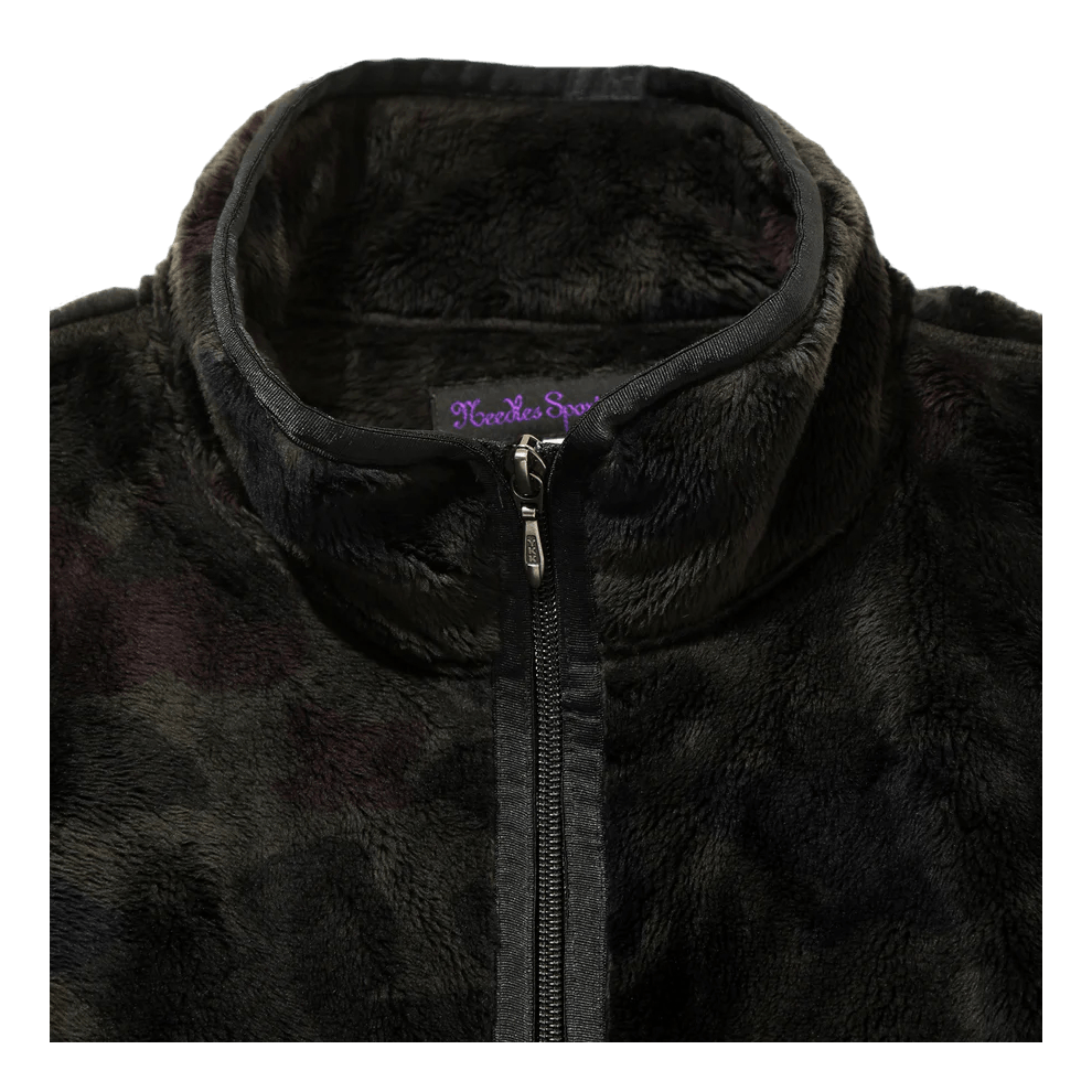 W.u. Piping Jacket - Micro Fur Charcoal