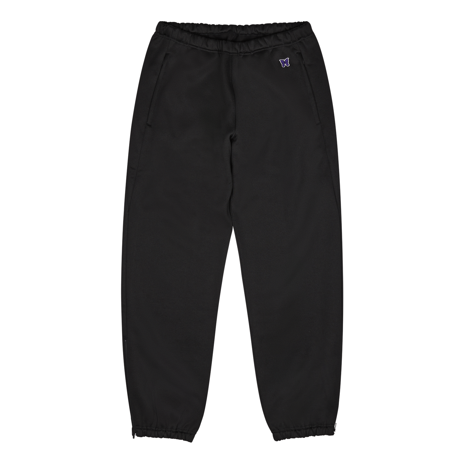 Zipped Sweat Pant - Pe/c Lined Black