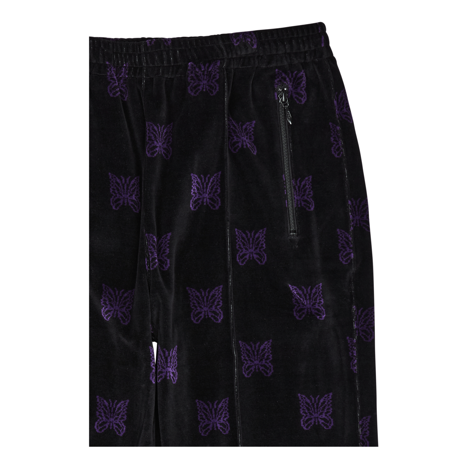 Zipped Track Pant - C/pe Papil Black/purple