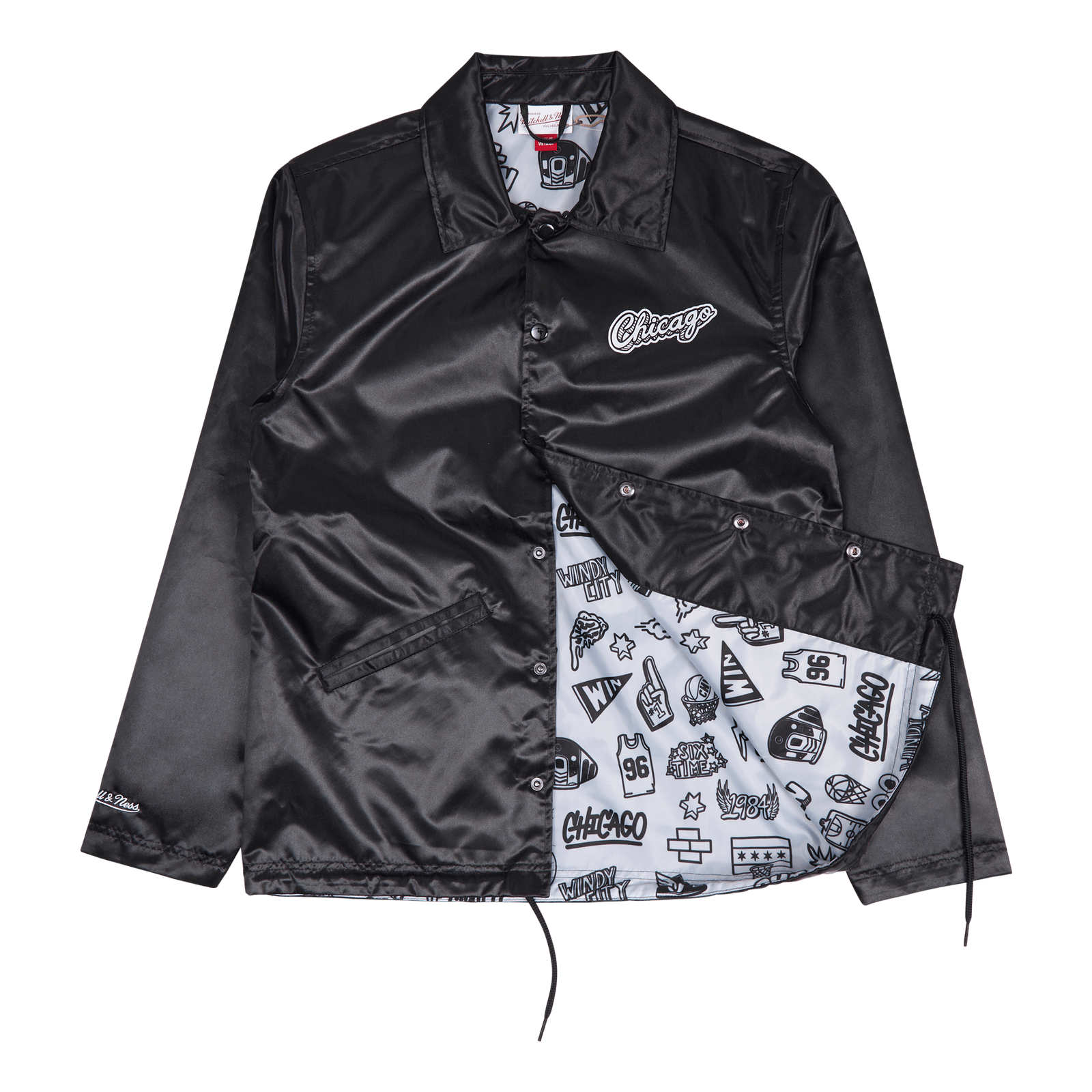Bulls Doodle Coaches Jacket