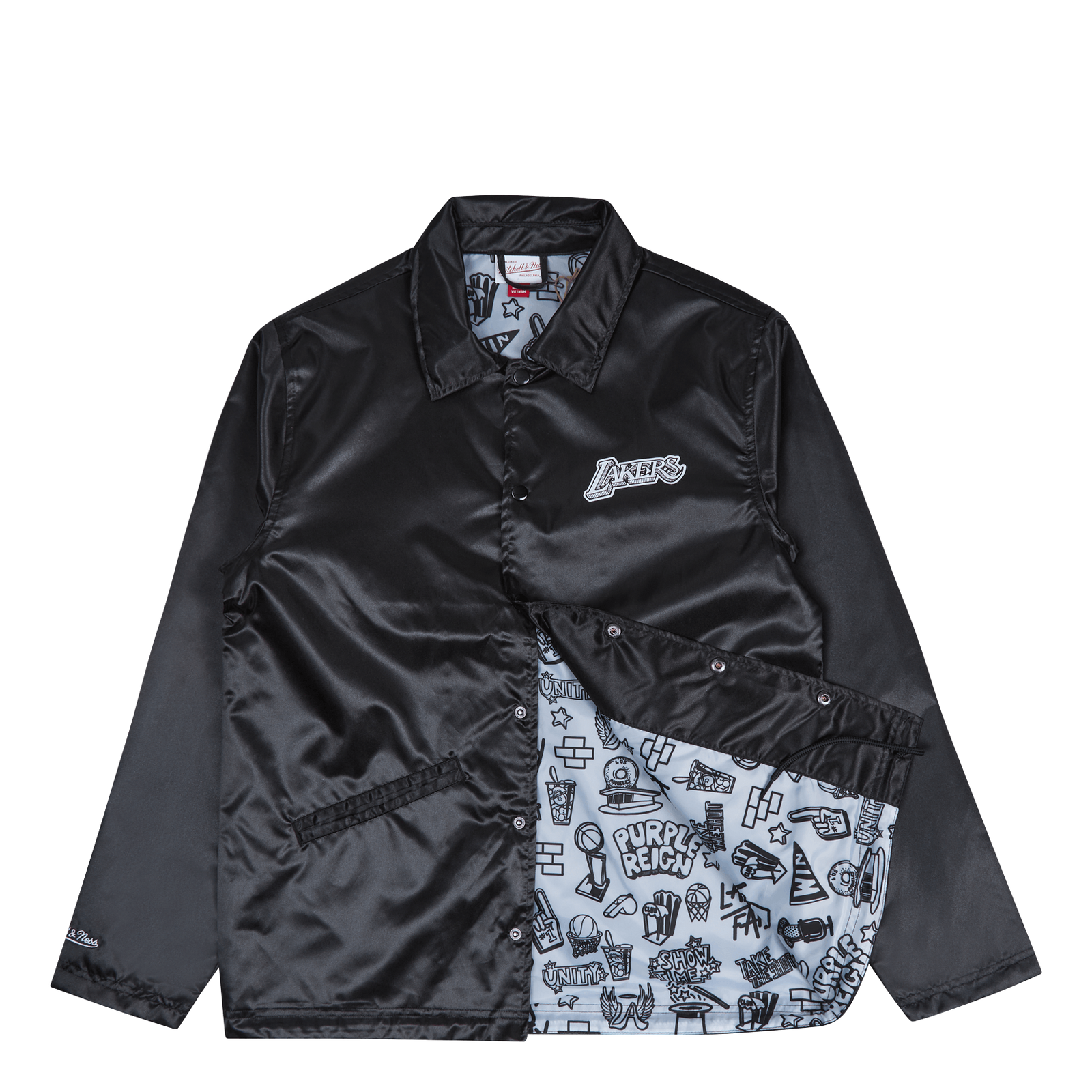 Lakers Doodle Coaches Jacket