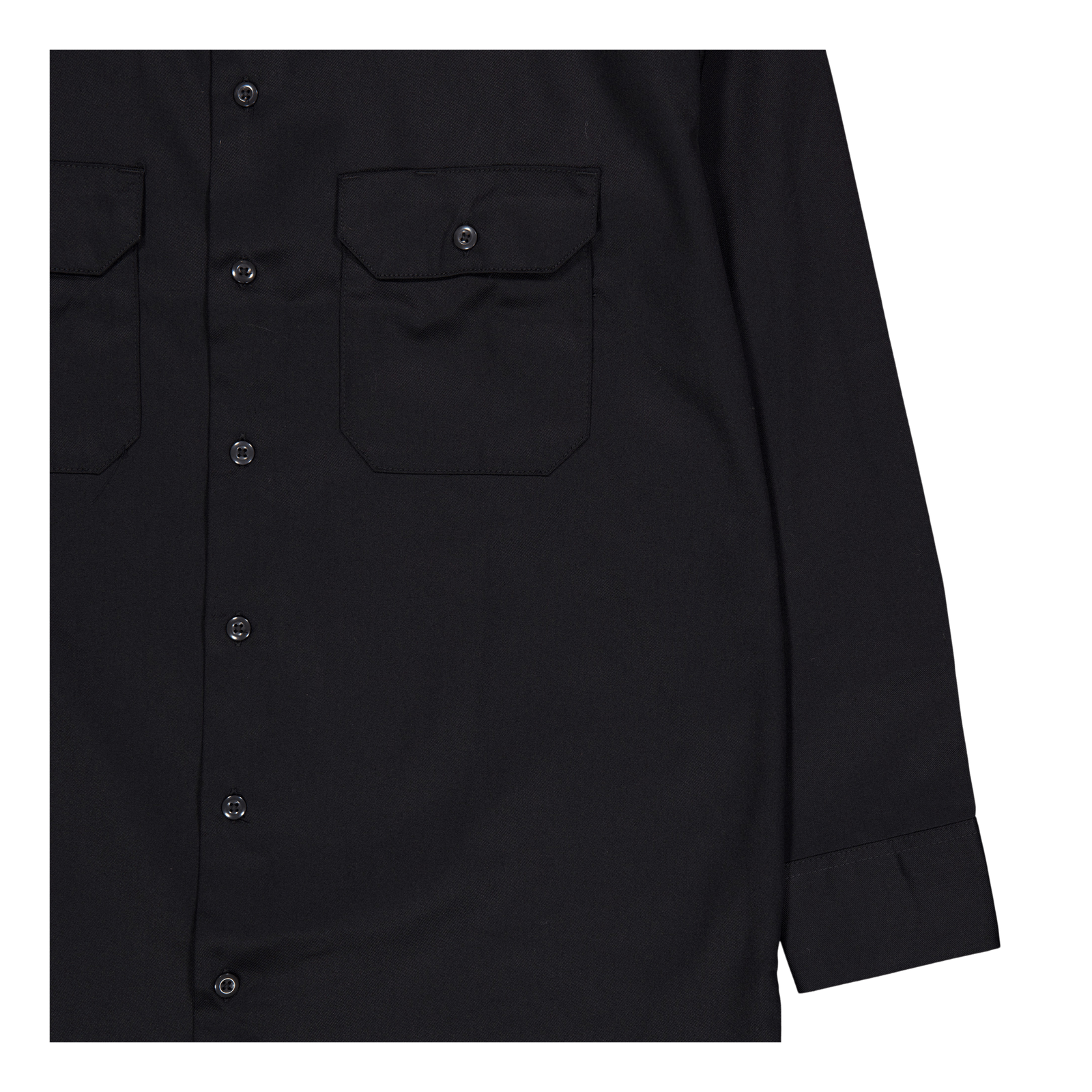 Work Shirt Ls Rec Black