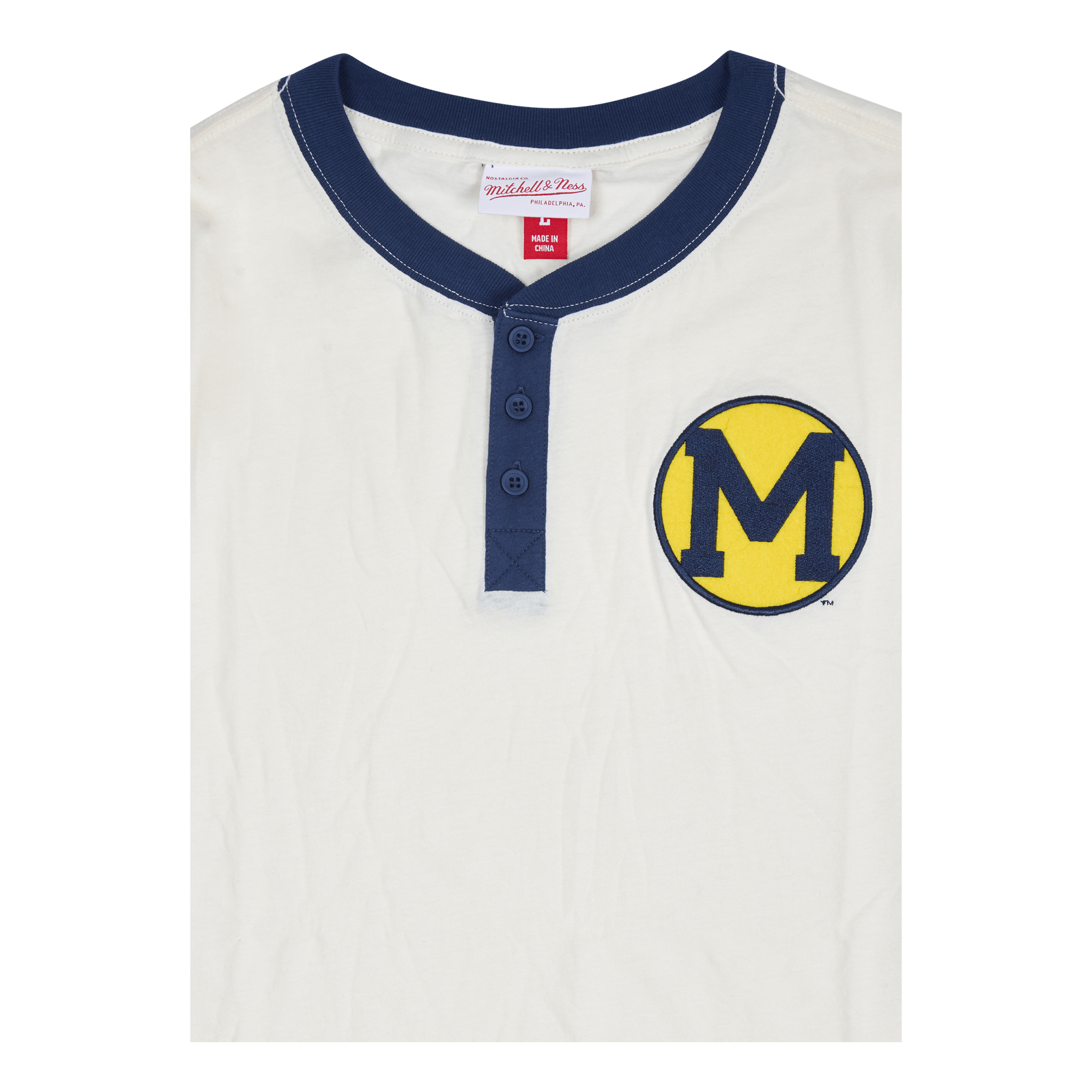 Michigan Icon Henley Cream