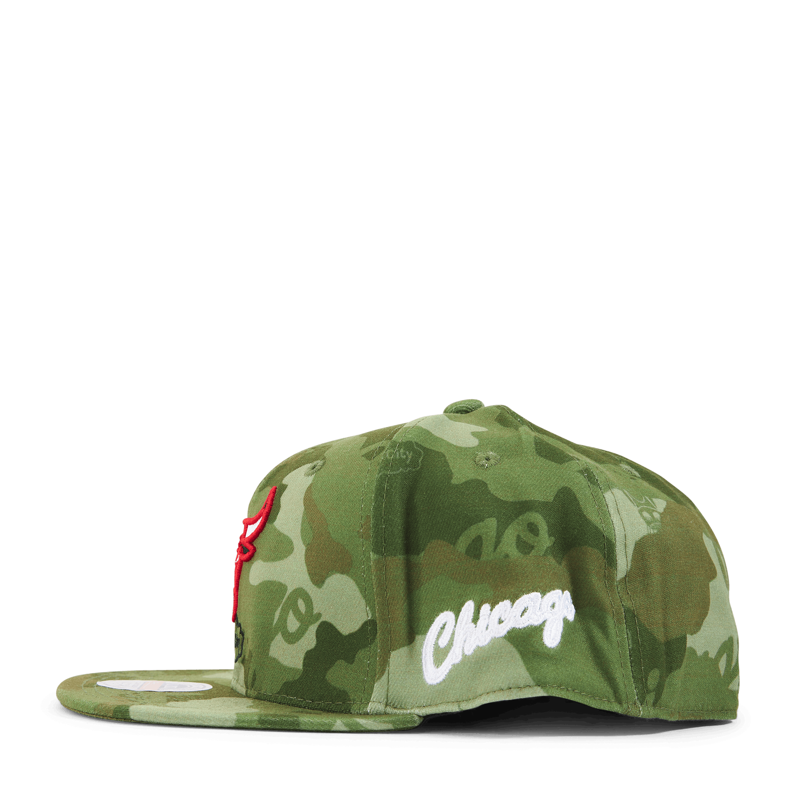 Bulls Tonal Camo Stretch Fitted HWC