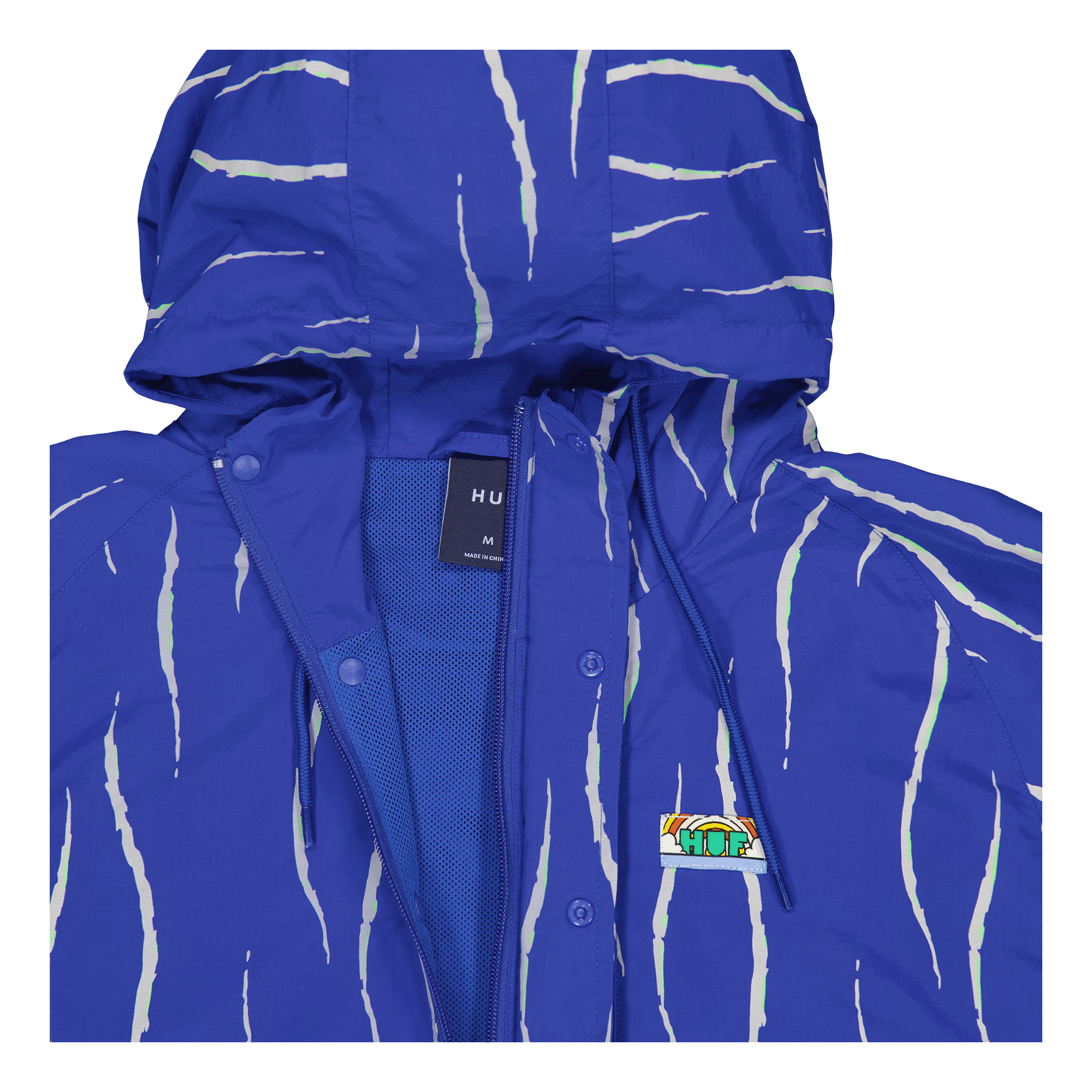 New Day Striped Anorak Blue