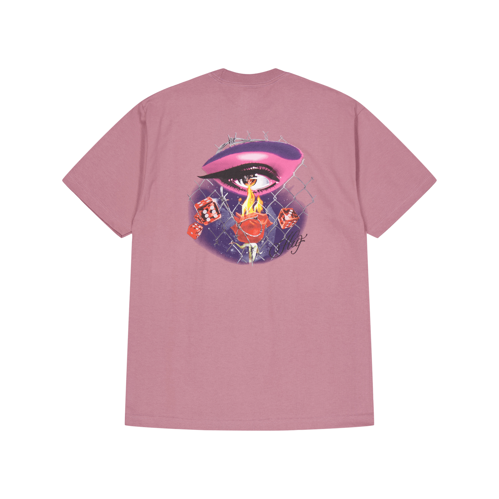 Feline Eye S/s Tee Mauve