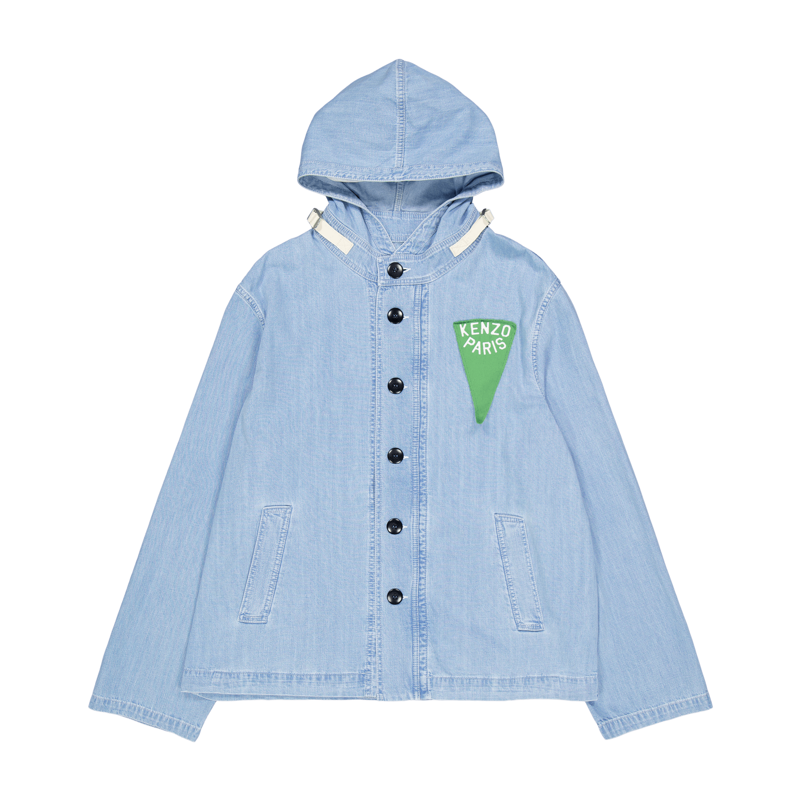 Parka Nautical Stone Bleached Blue Denim