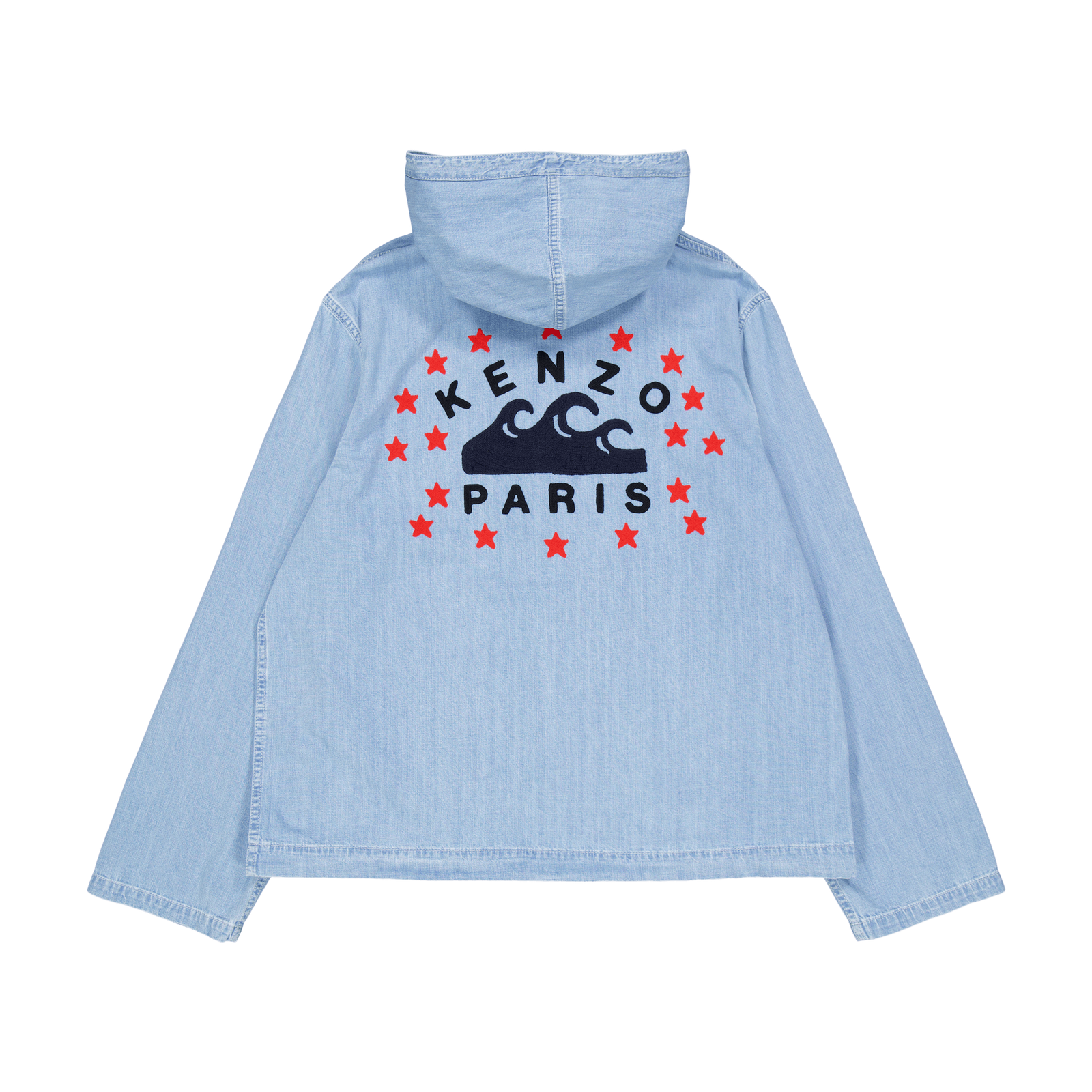 Parka Nautical Stone Bleached Blue Denim