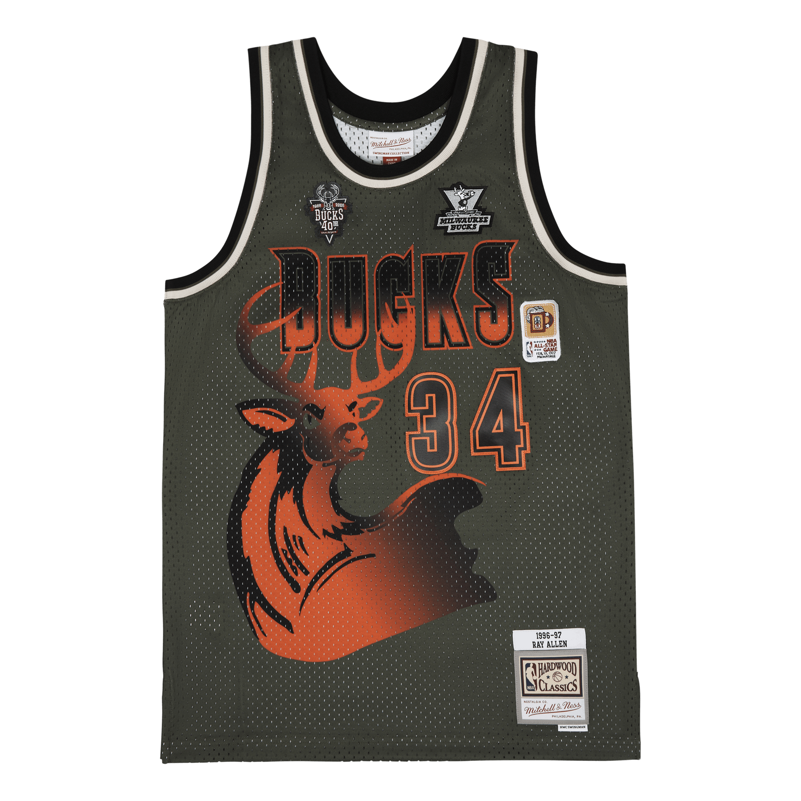 Bucks Flight Swingman Jersey - Ray A Dark