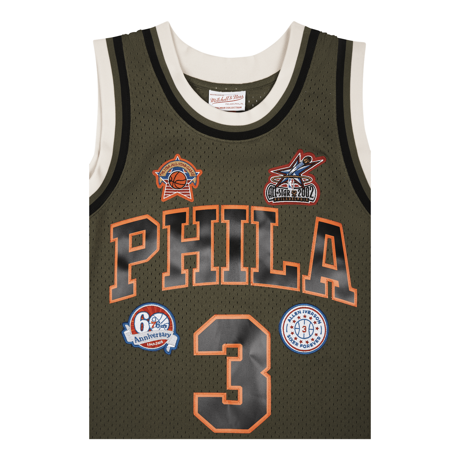 76ers Flight Swingman Jersey - Allen Dark