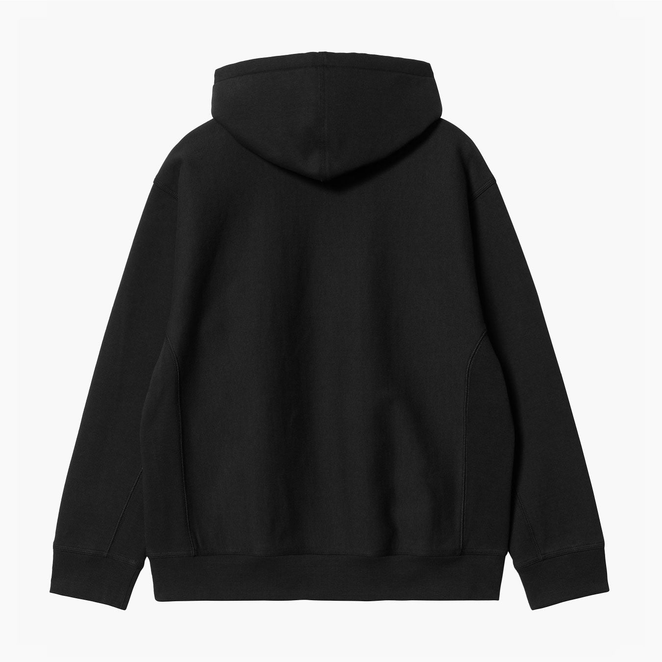 Hooded American Script Sweat Black
