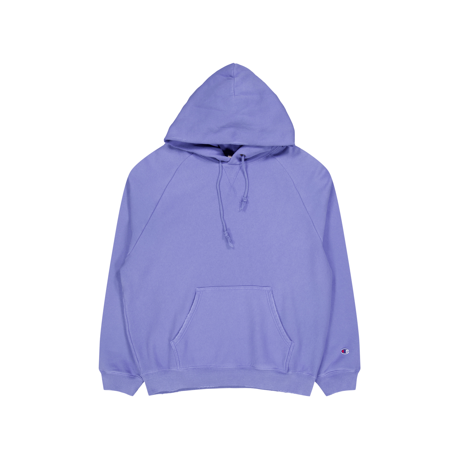 Hooded Sweatshirt Bleached Denim