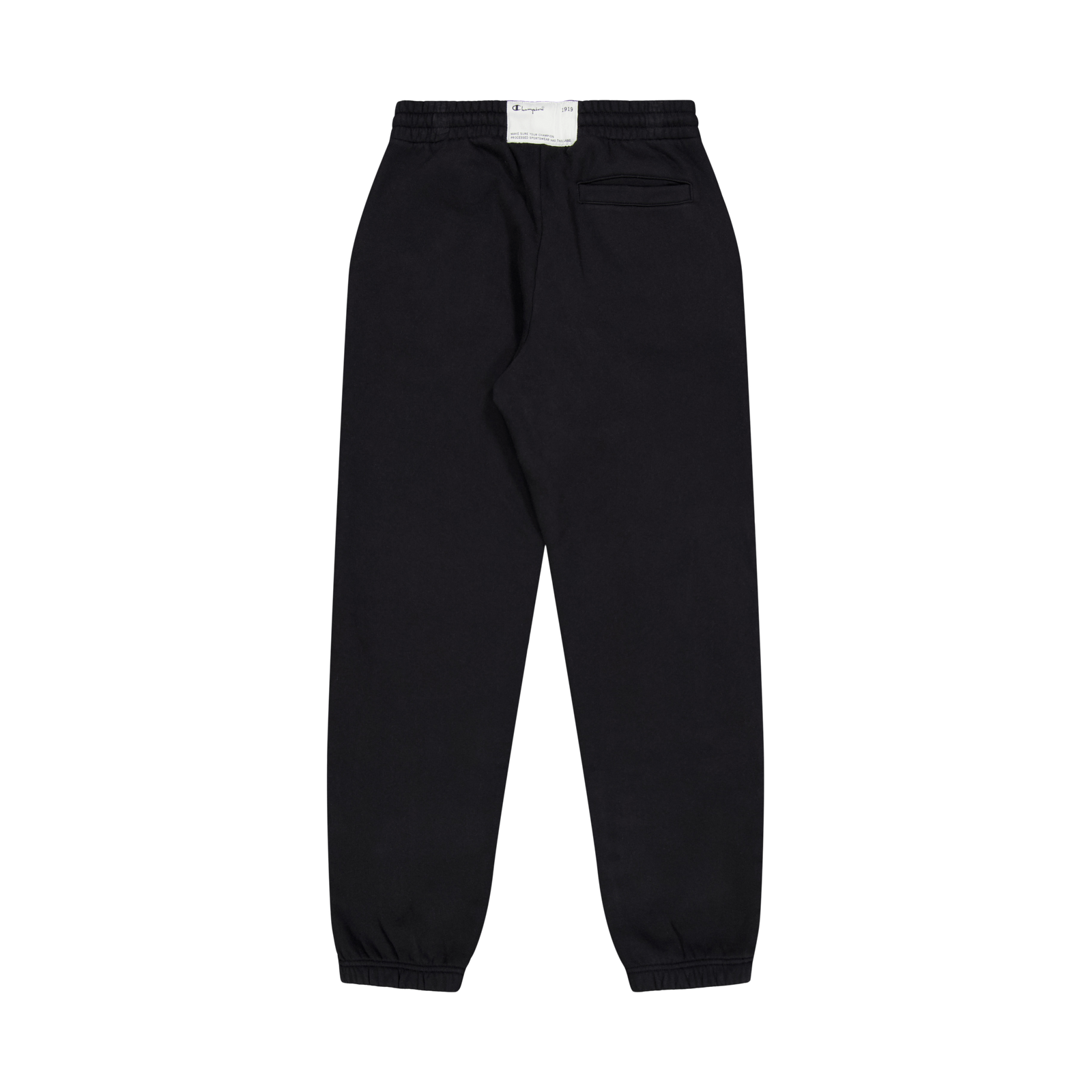 Elastic Cuff Pants Black Beauty