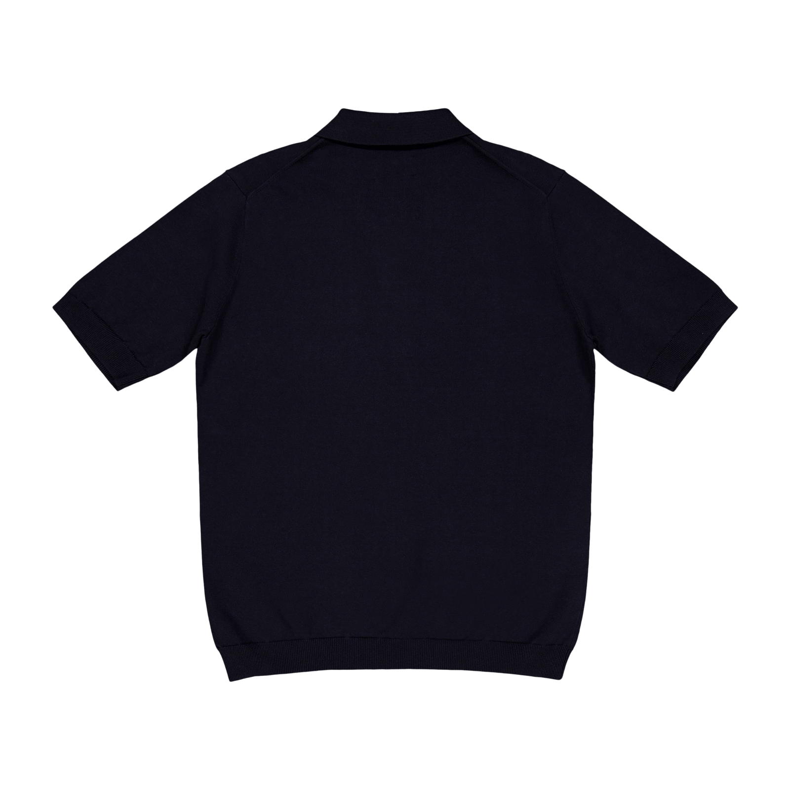 Leif Cotton Linen Polo Dark Navy