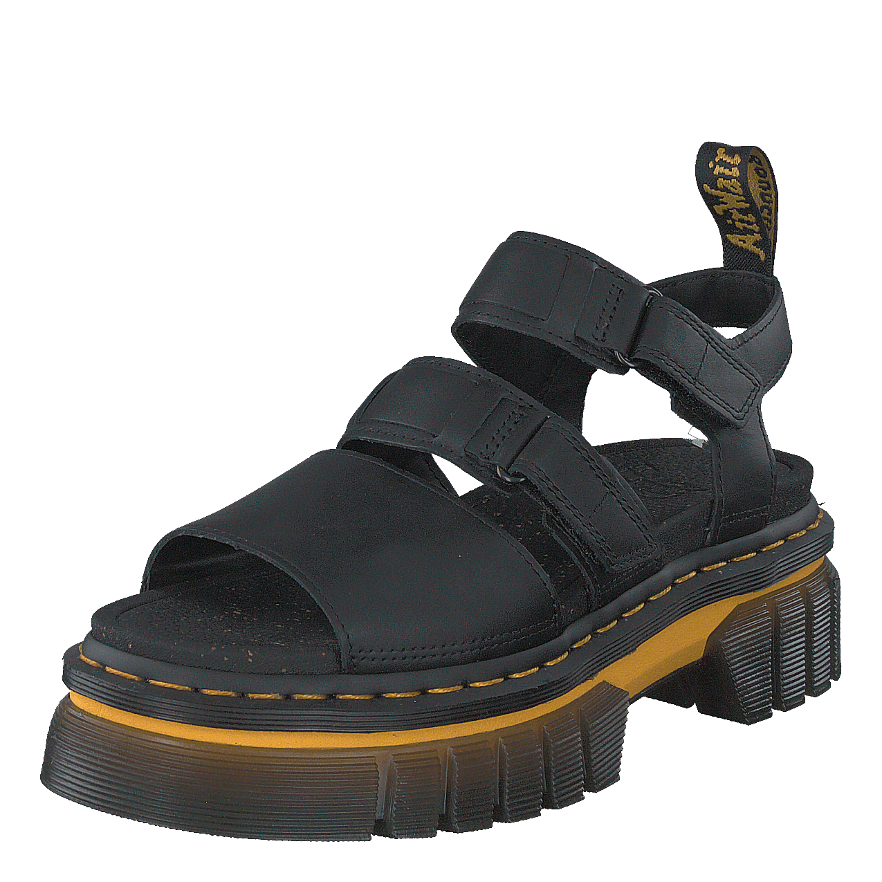 Ricki 3 Strap Sandal Black Luc Black