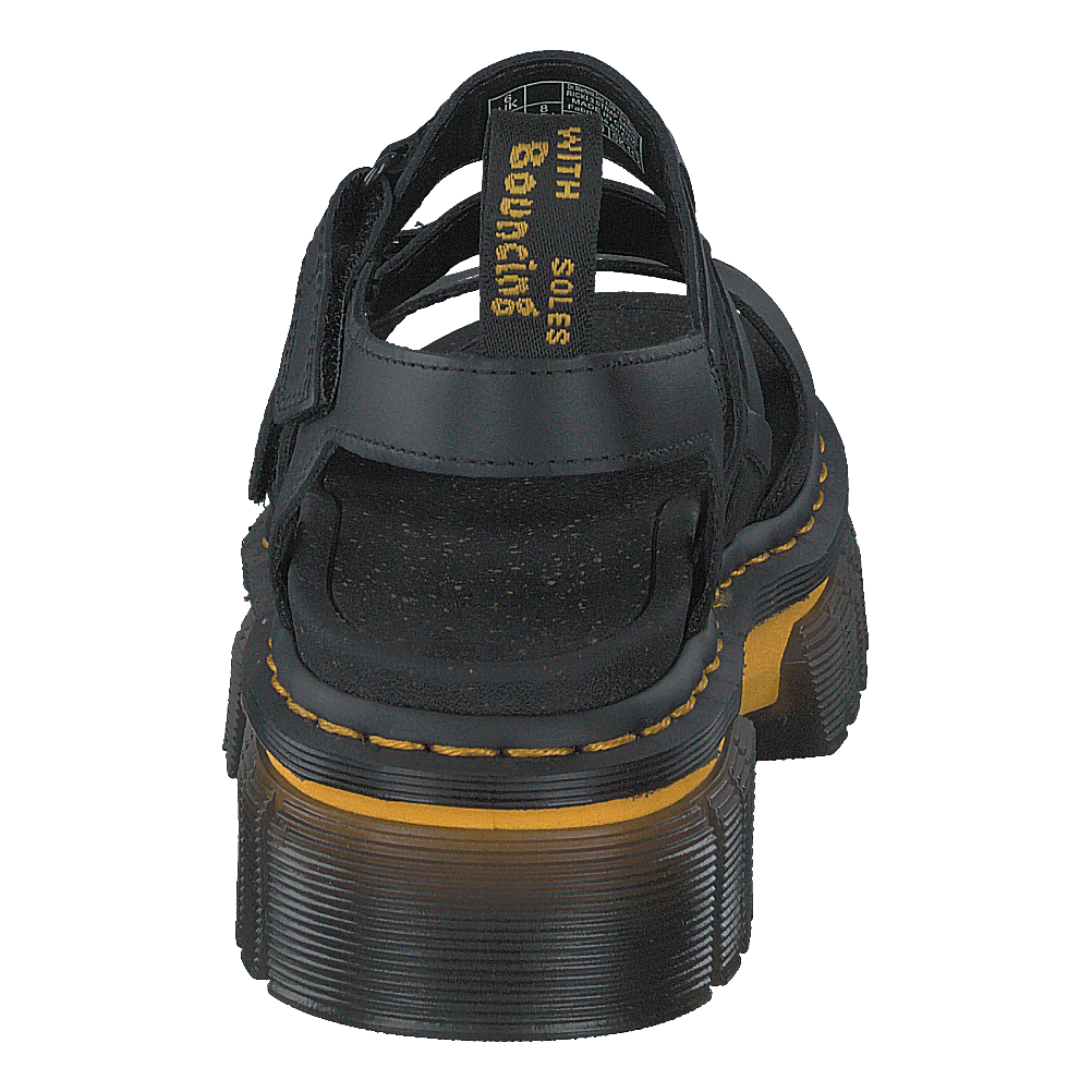 Ricki 3 Strap Sandal Black Luc Black