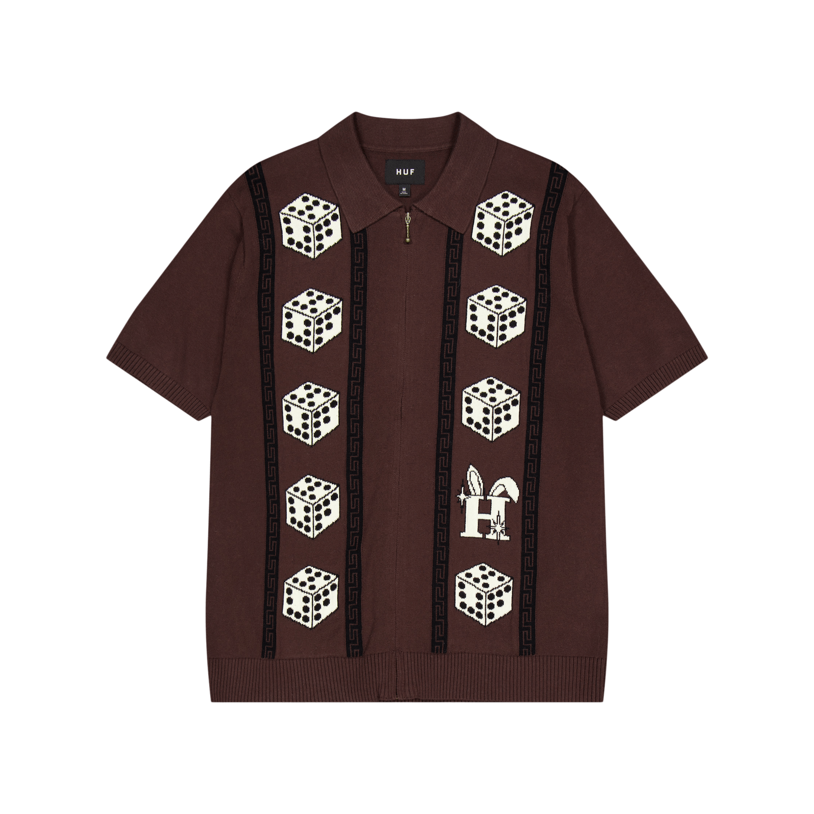 Huf X Freddie Gibbs Zip Sweate Coffe