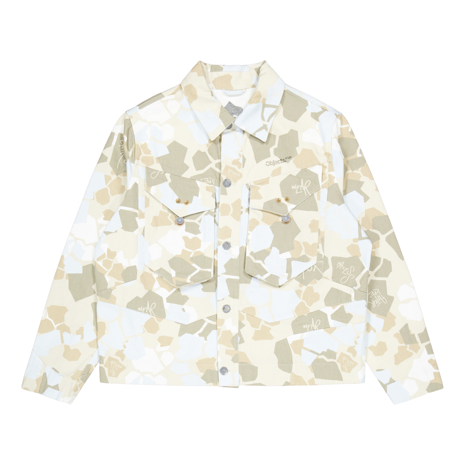 Denim Jacket Blue Camo