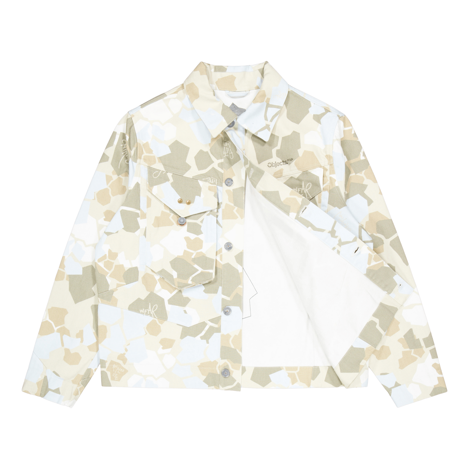 Denim Jacket Blue Camo