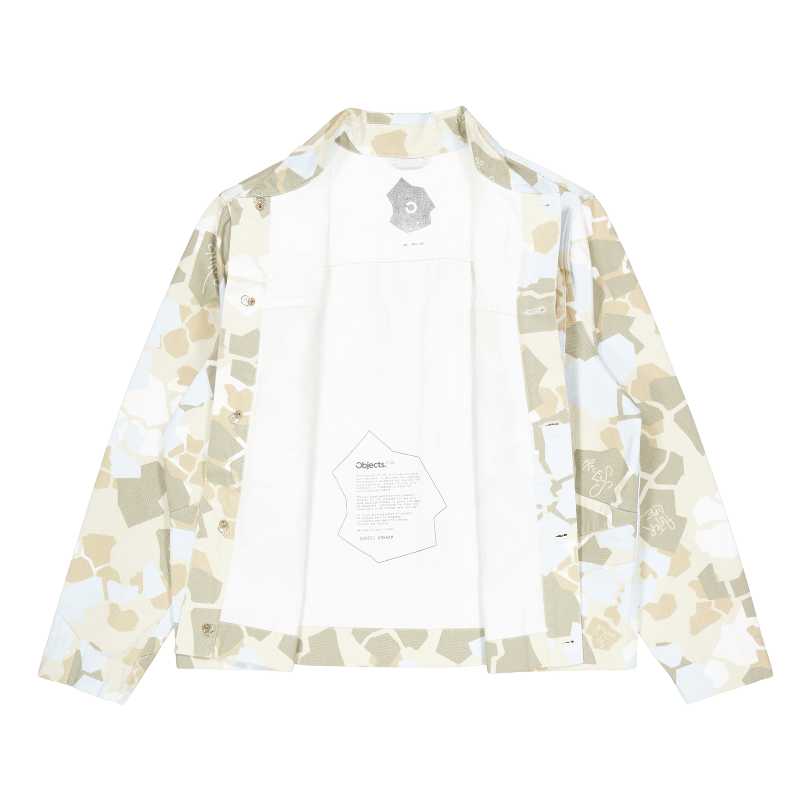 Denim Jacket Blue Camo