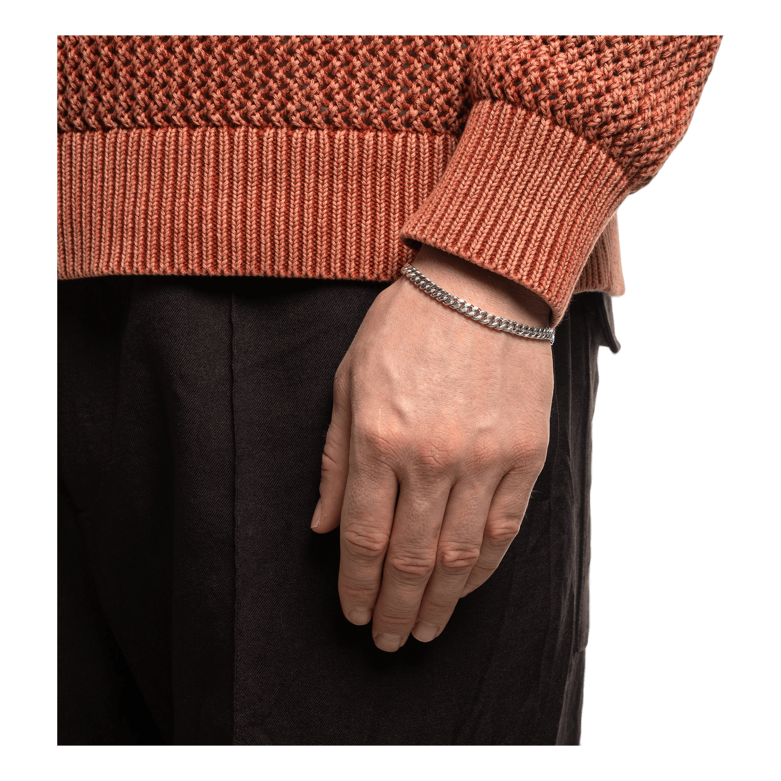 Cuban Link Bracelet 5mm Silver 925