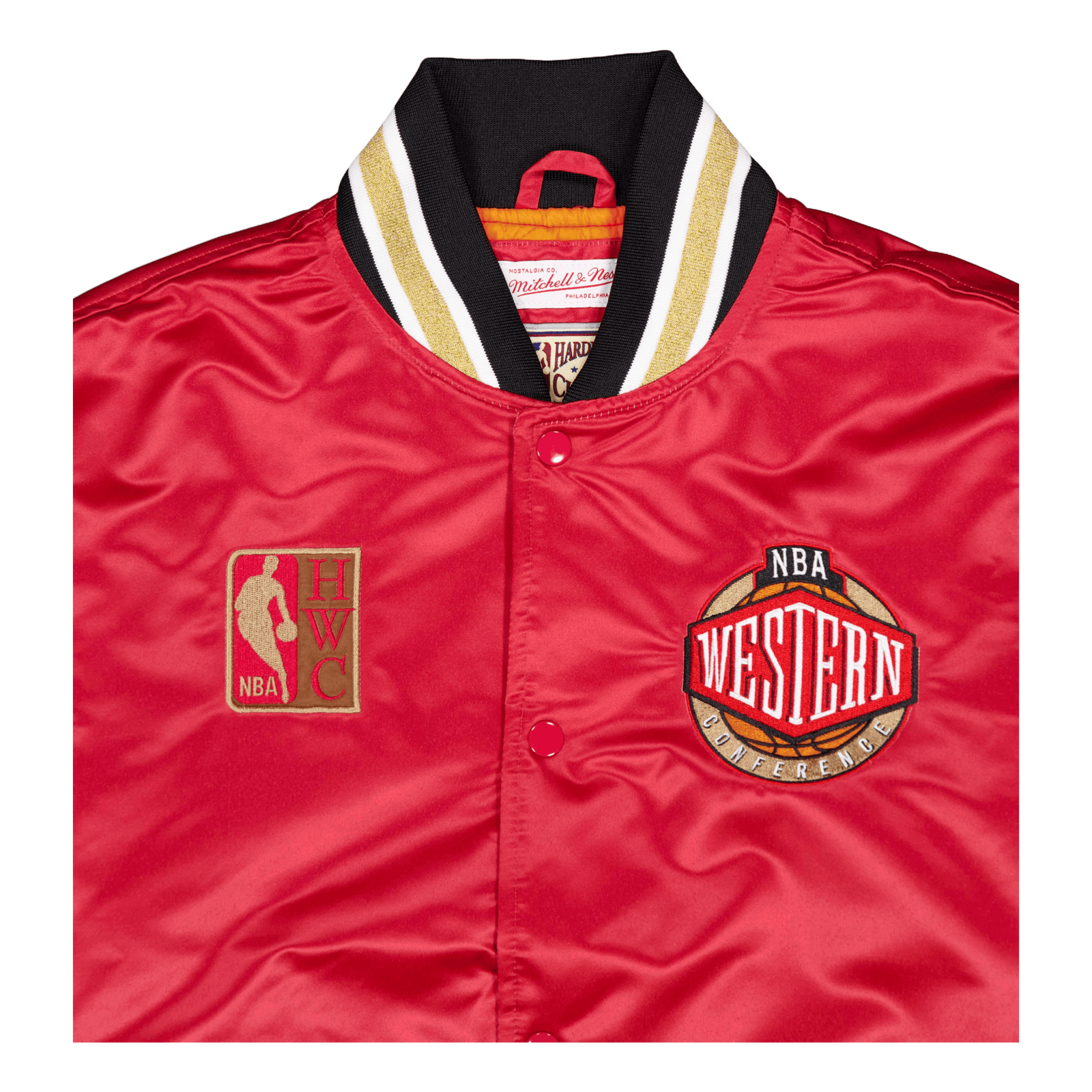 Heavyweight Satin Jacket Scarlet