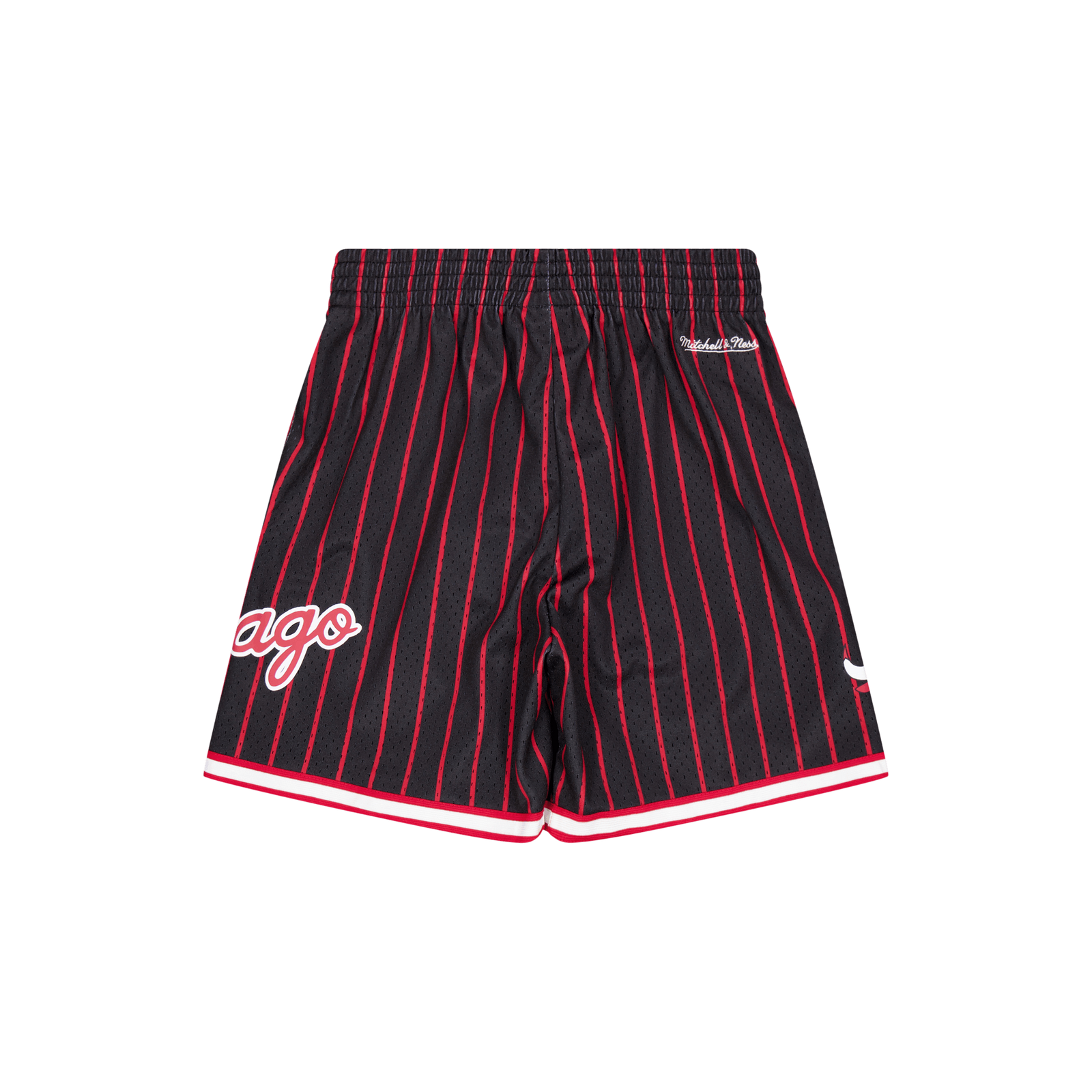 M&n City Collection Mesh Short Black/red