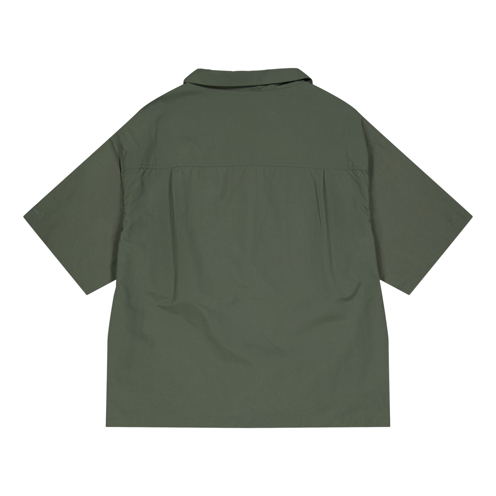 Half Sleeve Camp Shirts Olive