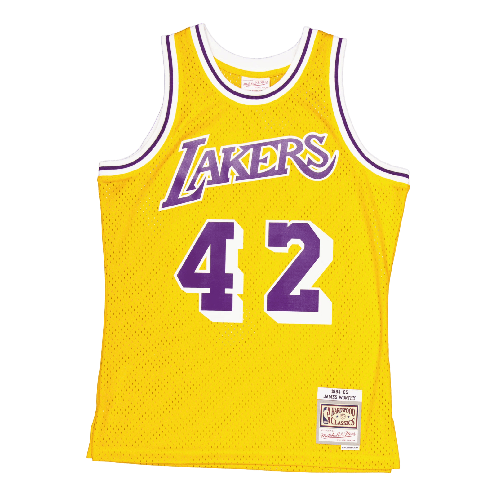 Swingman Jersey 84-85 Light Gold