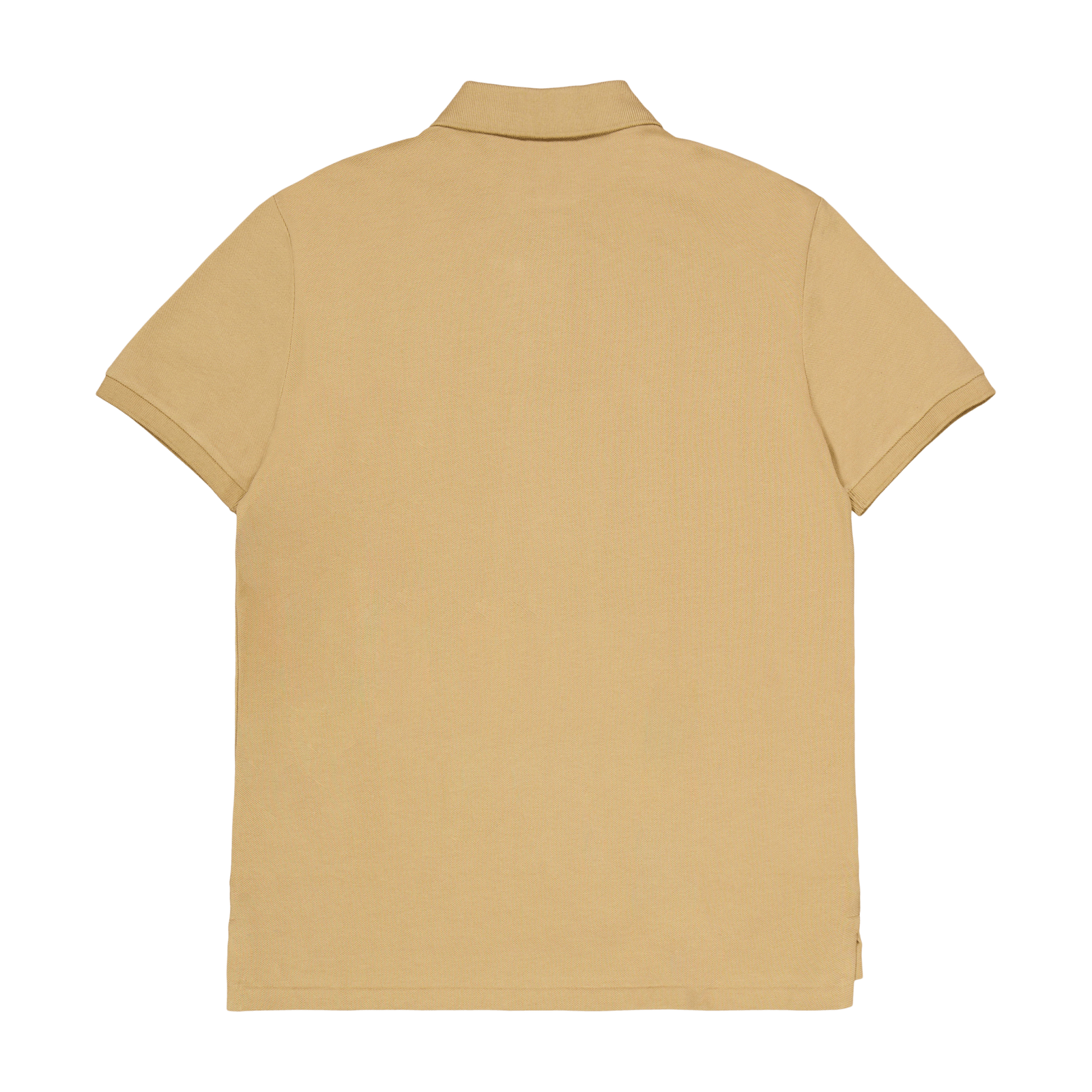 Custom Slim Fit Mesh Polo Shirt Cafe Tan