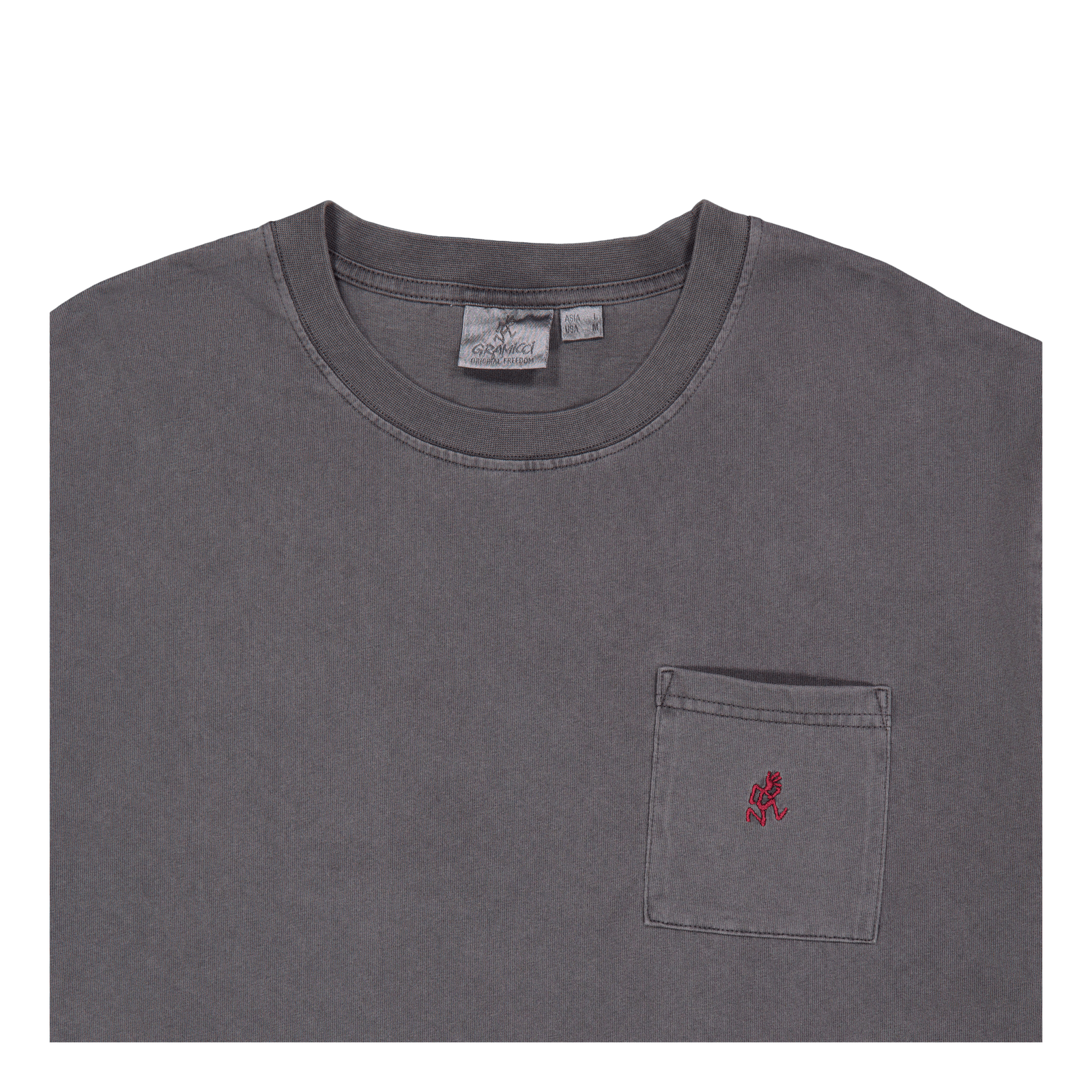 One Point Tee Grey Pigment