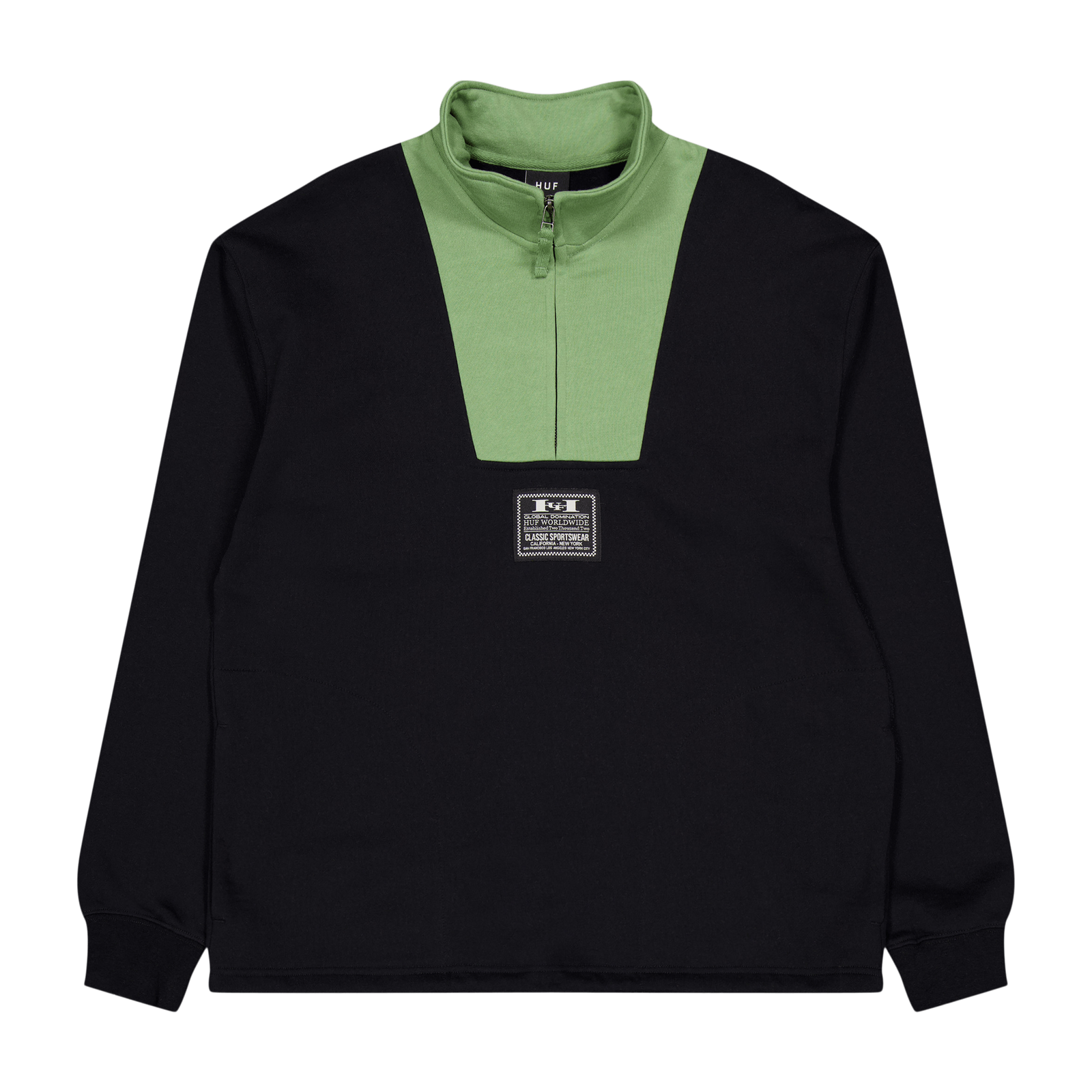Harrison 1/4 Zip Fleece Black