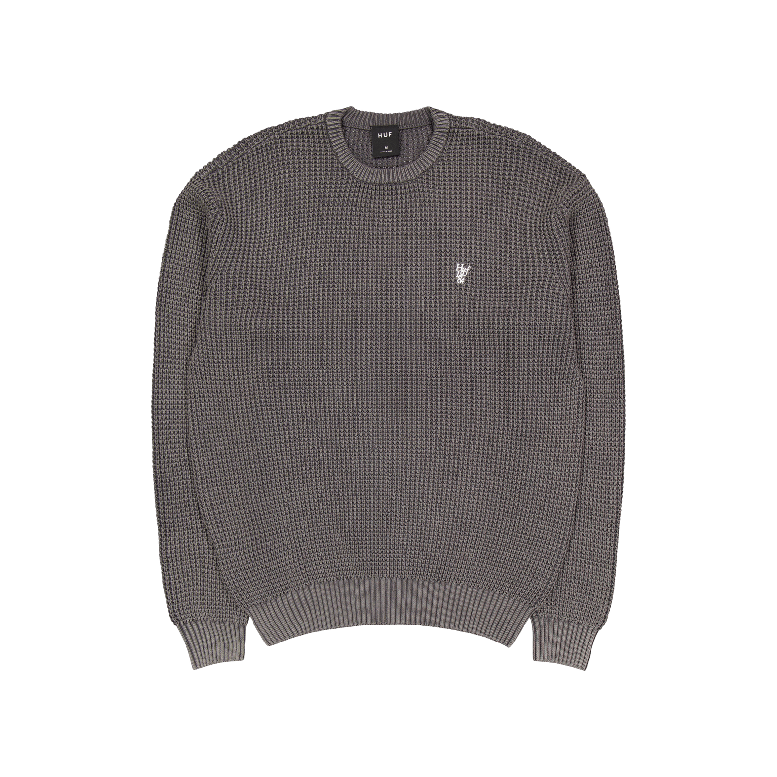 Filmore Waffle Knit Sweater Black