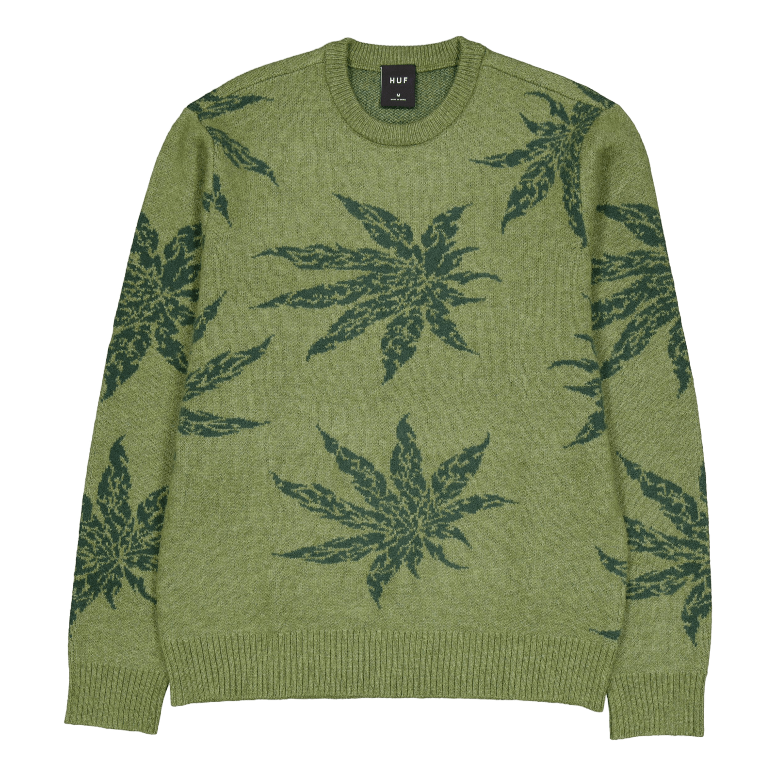 Tribal Crewneck Sweater Avocado