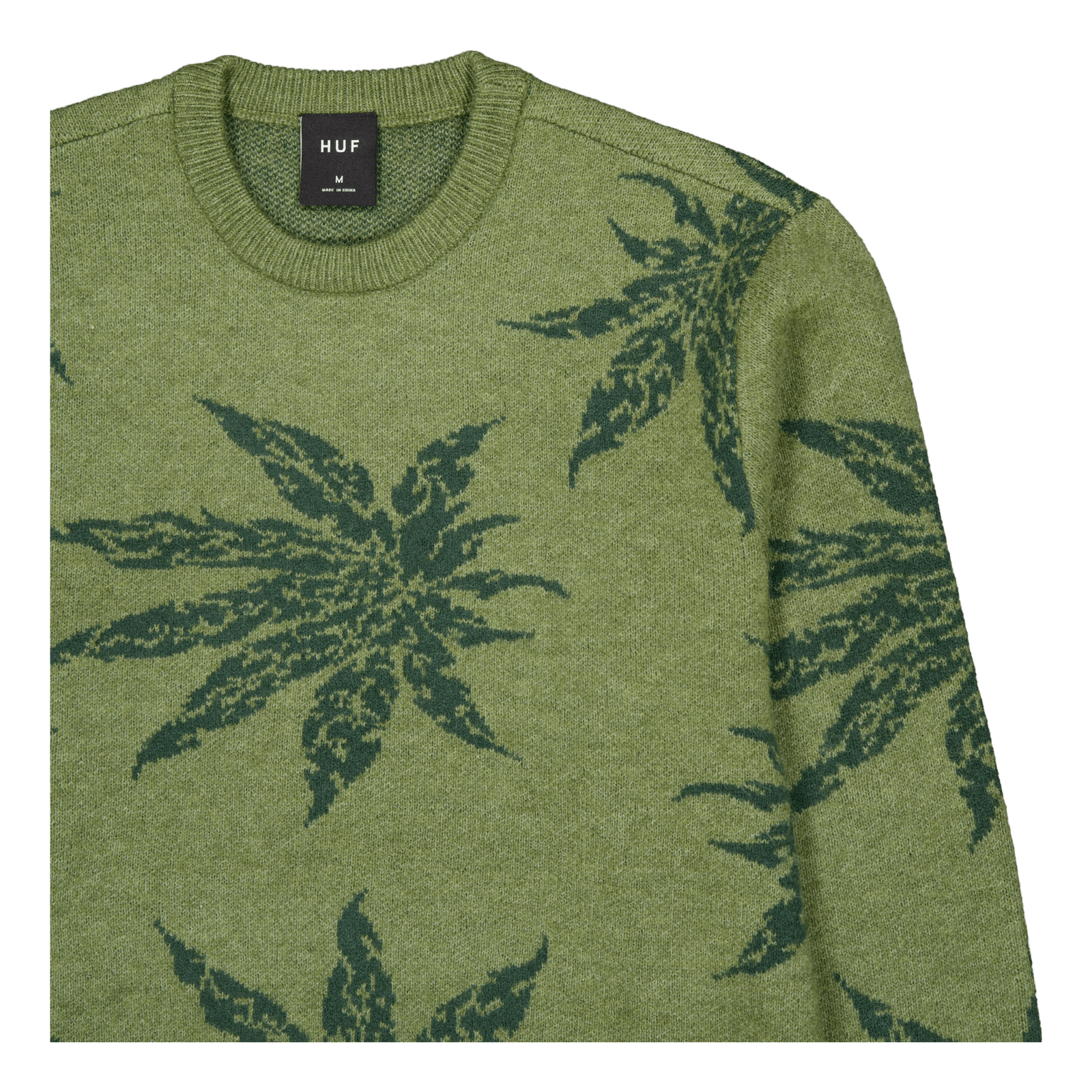 Tribal Crewneck Sweater Avocado