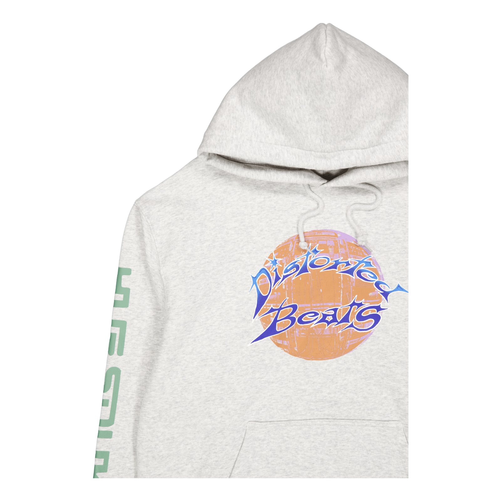 Distorted P/o Hoodie Heather Grey
